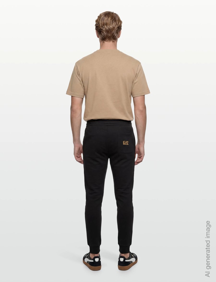 EA7 - TROUSER - jogginghosen - black / gold - 4