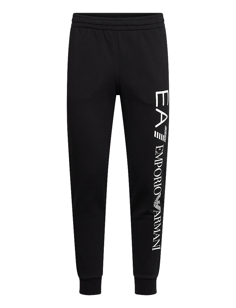 EA7 - TROUSER - joggingbyxor - black/white - 0
