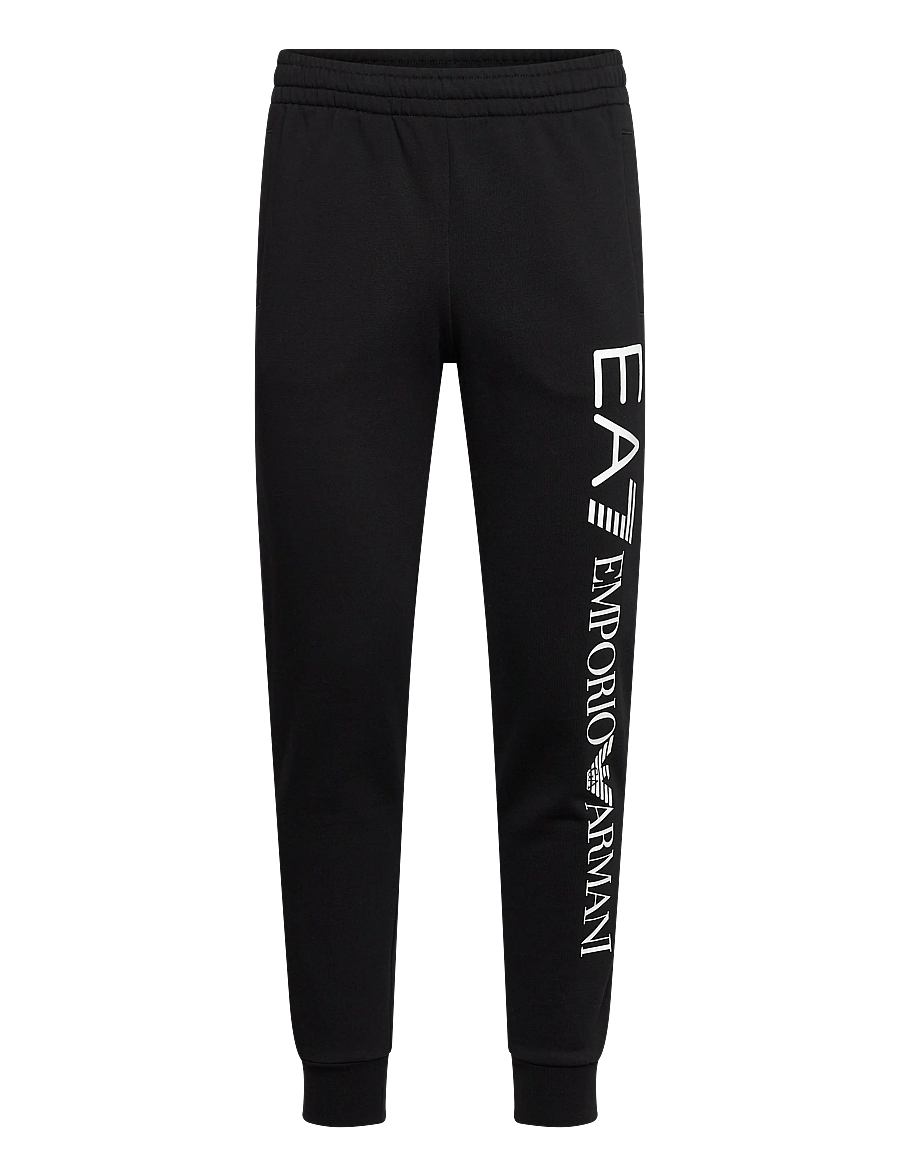 EA7 - TROUSER - sweatpants - black/white - 0