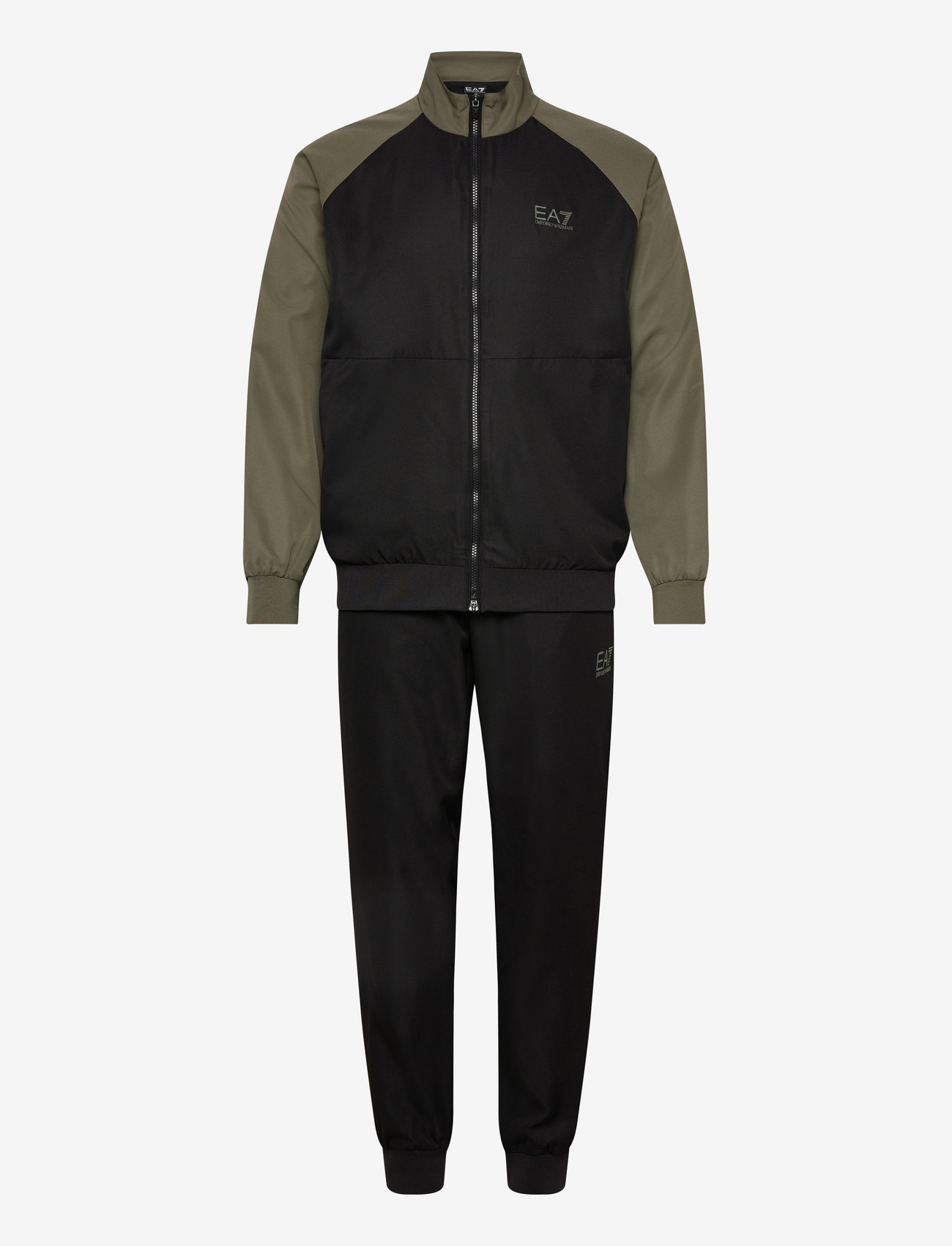 EA7 - TRACKSUIT - trainingsanzug - black/beetle - 0