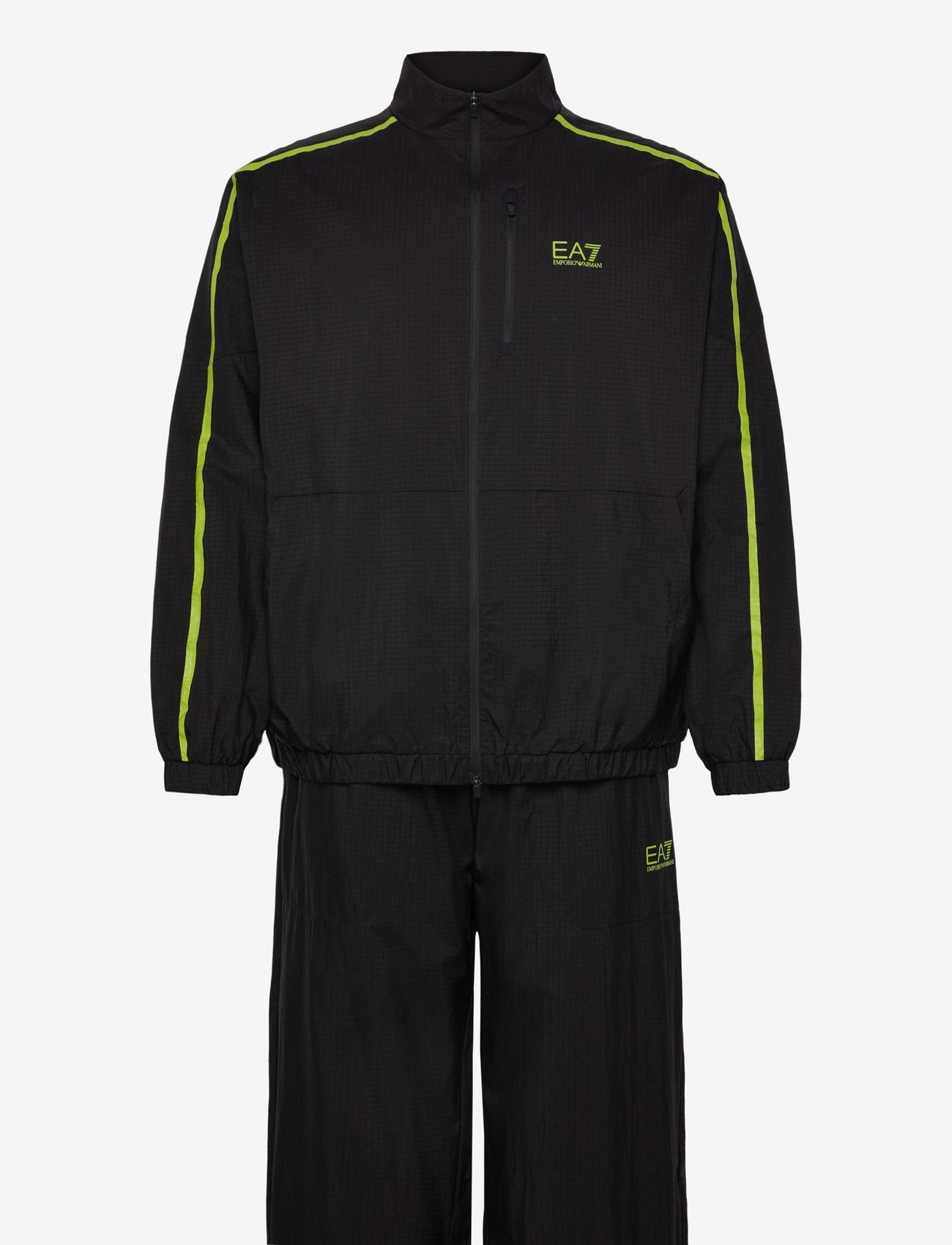 EA7 - TRACKSUIT - black/macaw green - 0