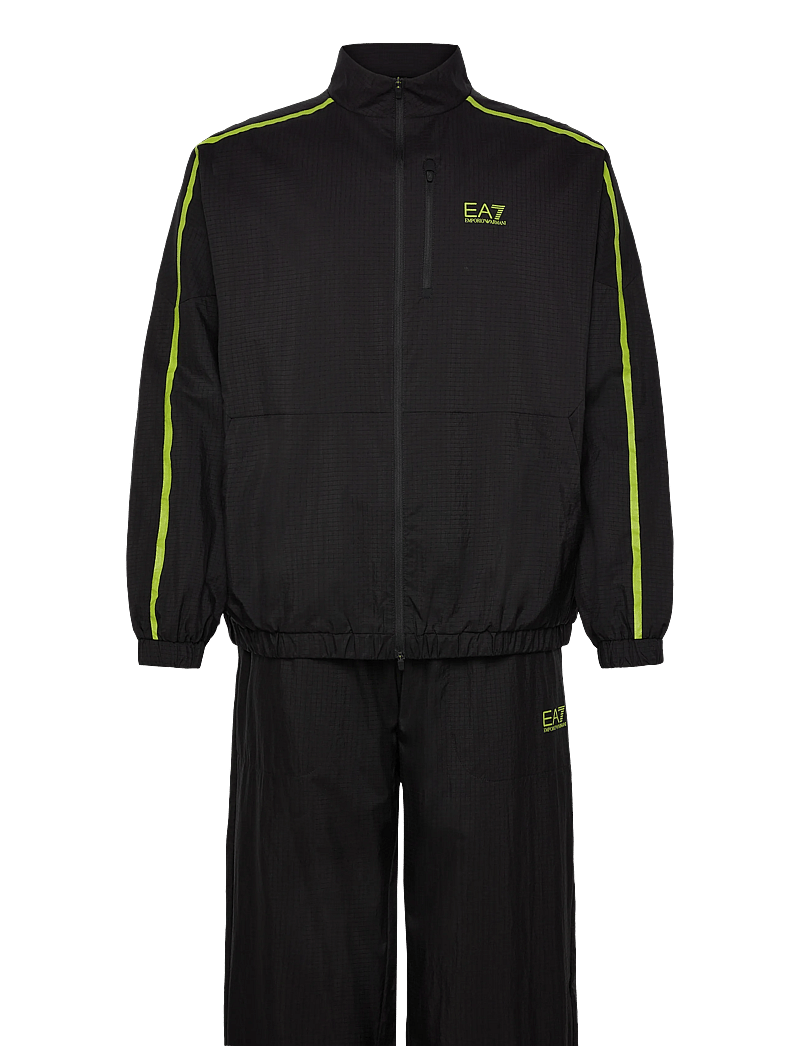 EA7 - TRACKSUIT - black/macaw green - 1
