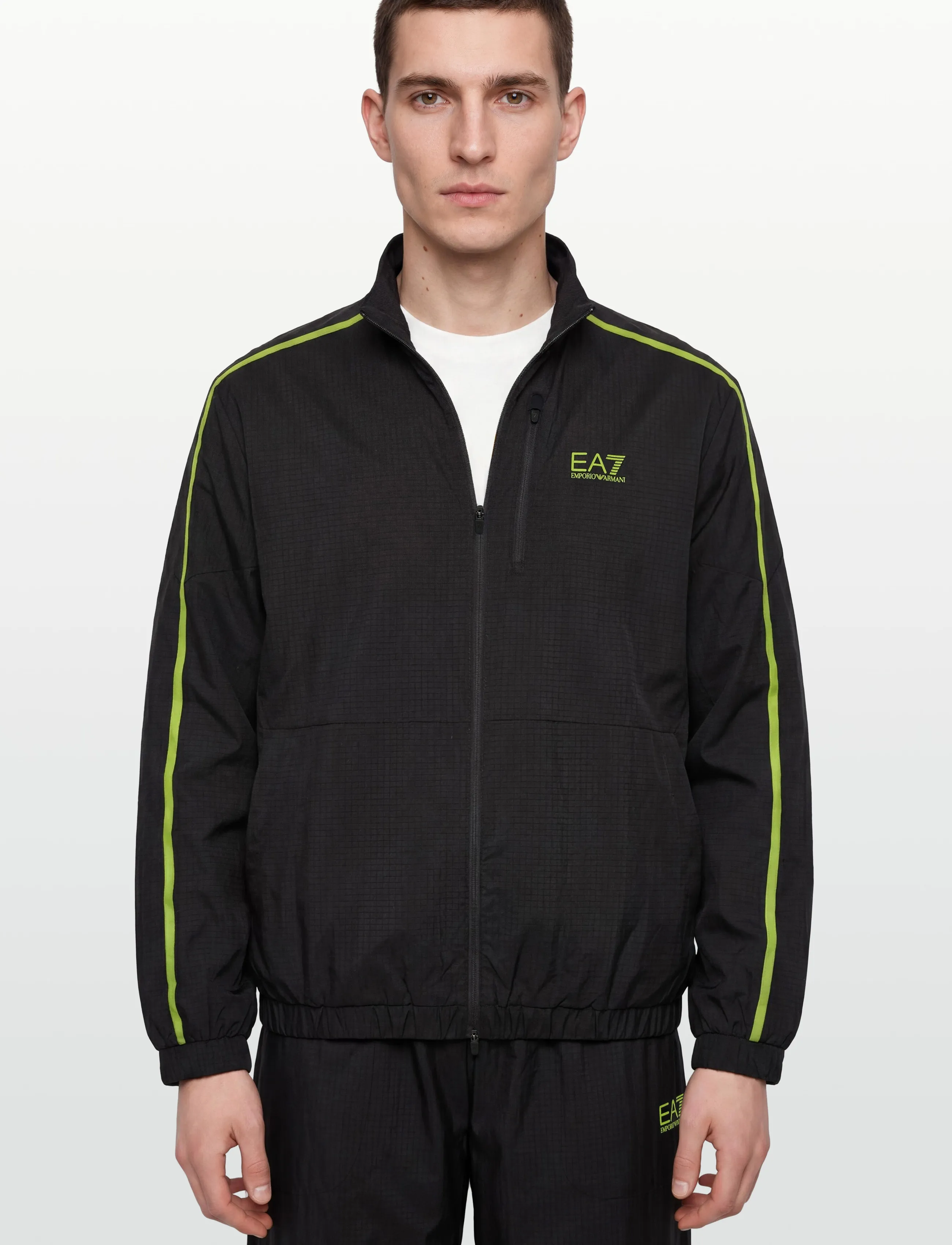 EA7 - TRACKSUIT - black/macaw green - 5