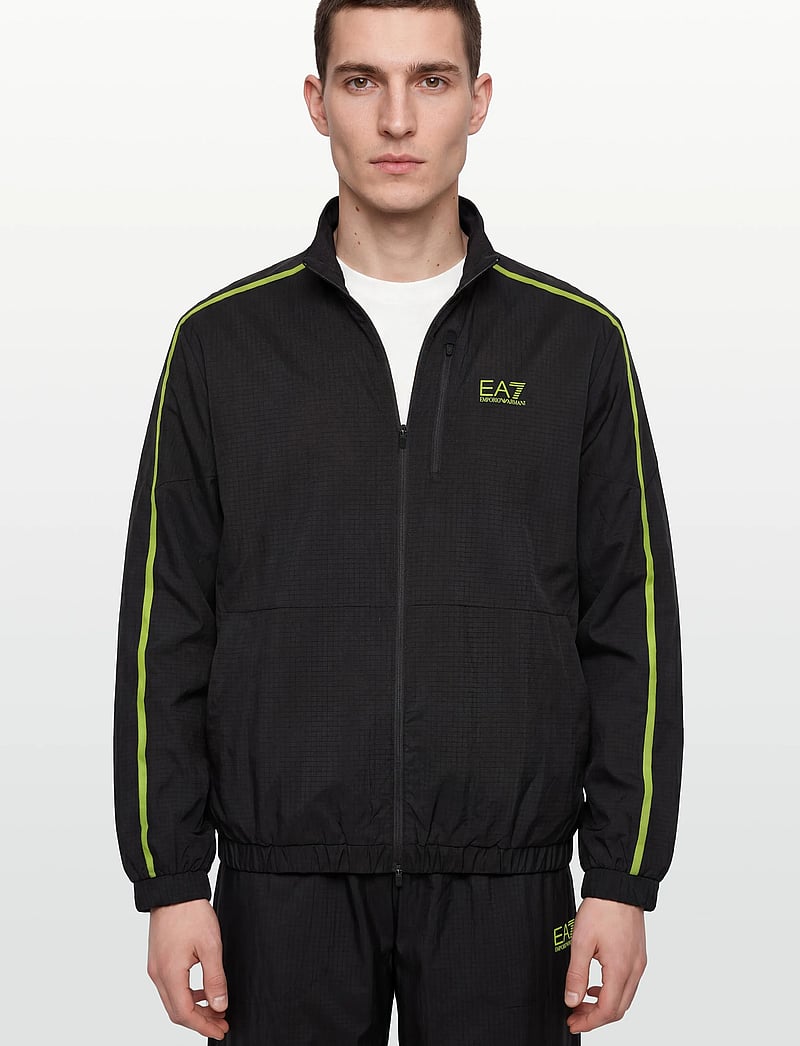 EA7 - TRACKSUIT - black/macaw green - 5
