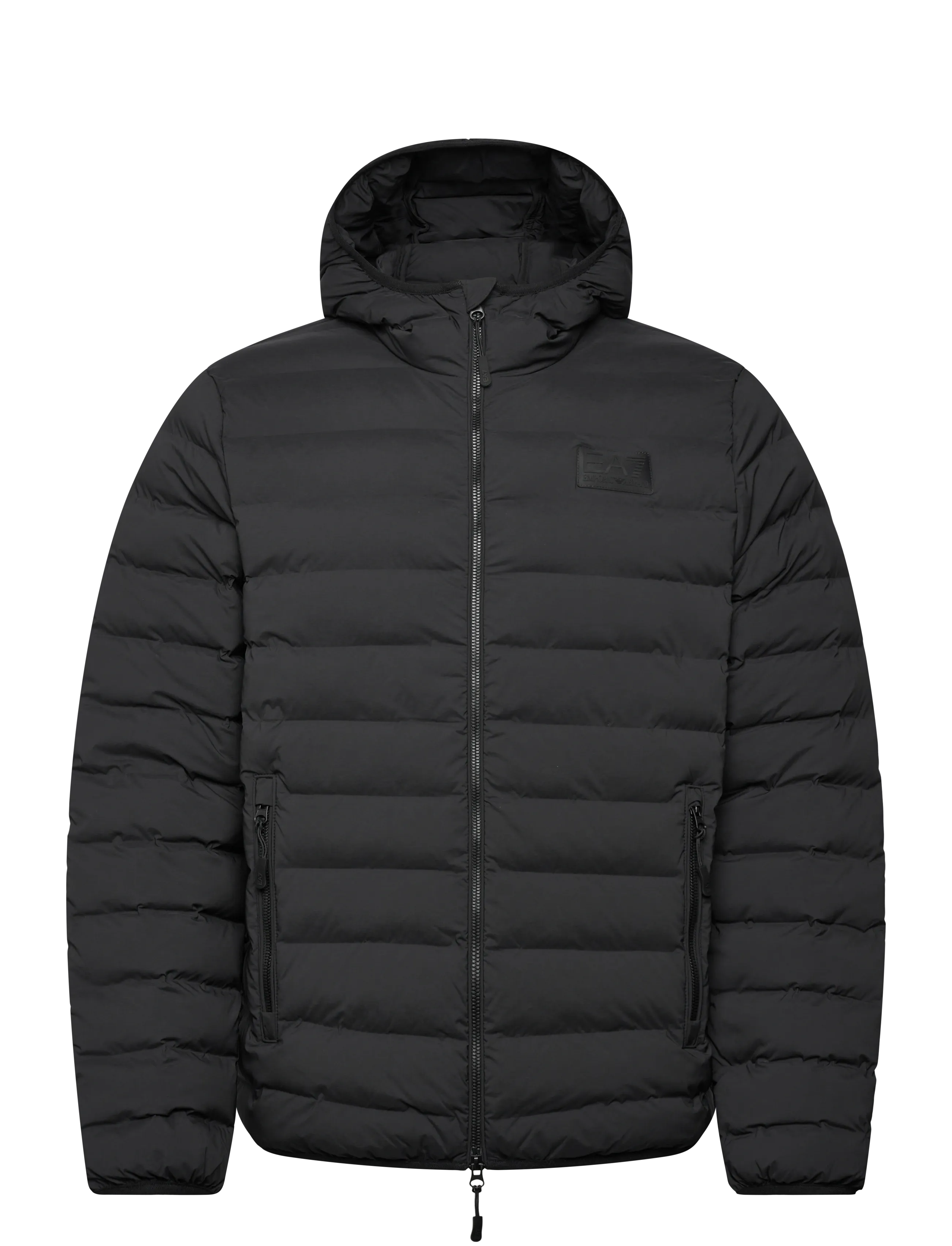 EA7 BOMBER JACKET - Daunenjacken - BLACK / black