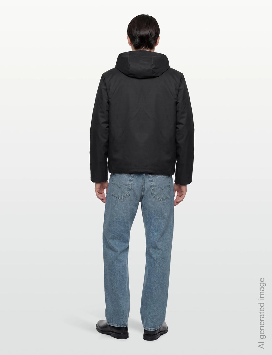 EA7 - CABAN COAT - sulejoped - black - 4