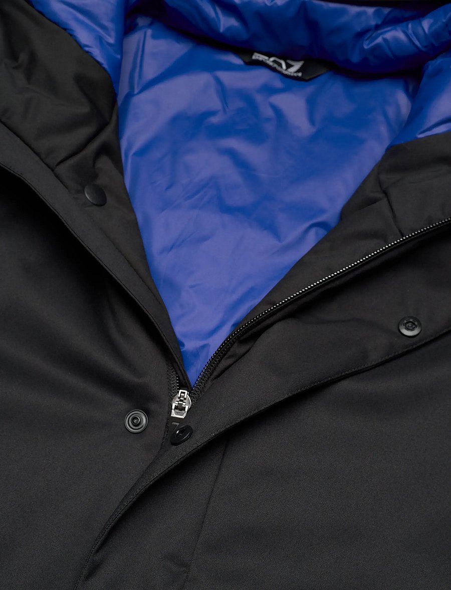 EA7 - CABAN COAT - sulejoped - black - 5