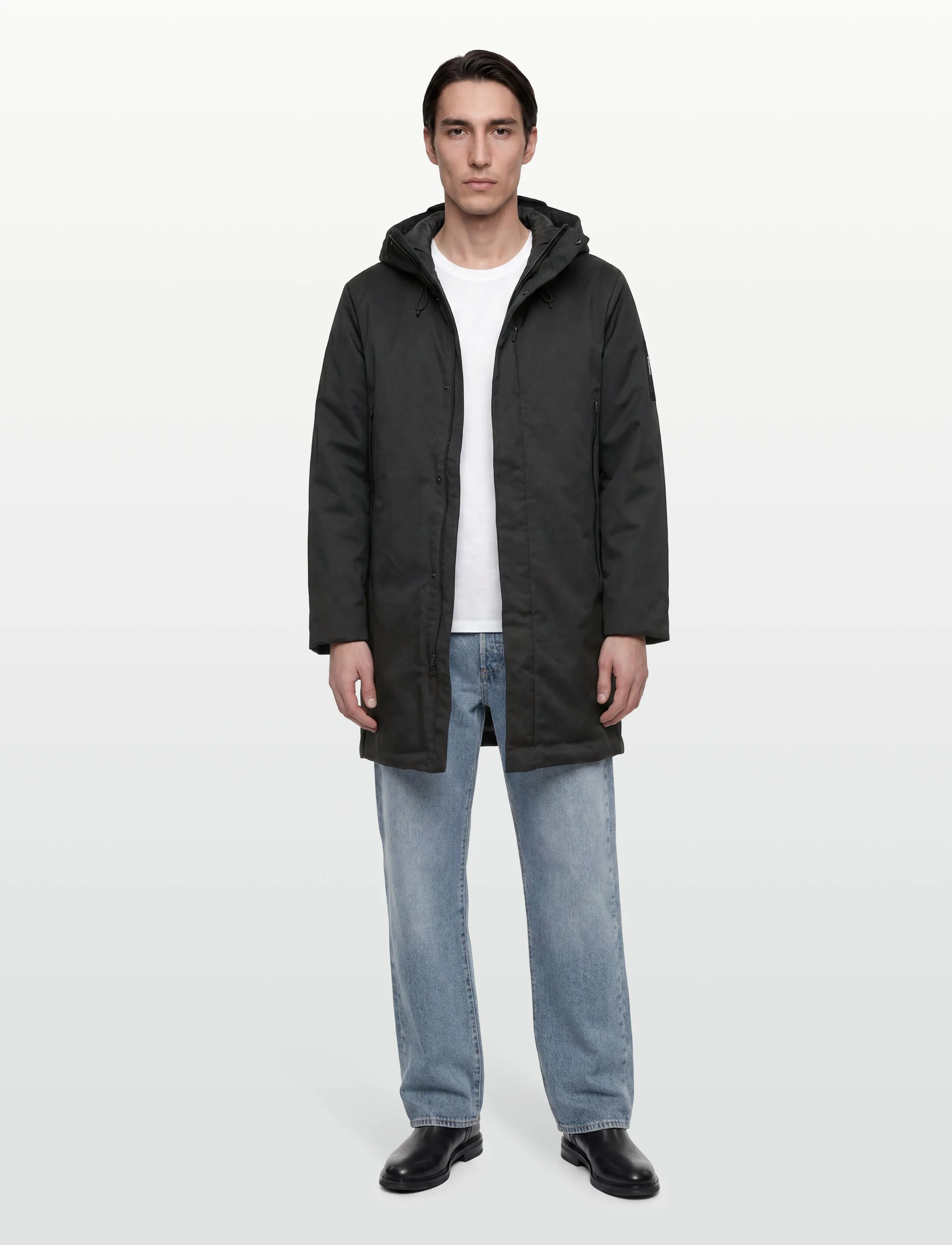 EA7 - CABAN COAT - black - 0