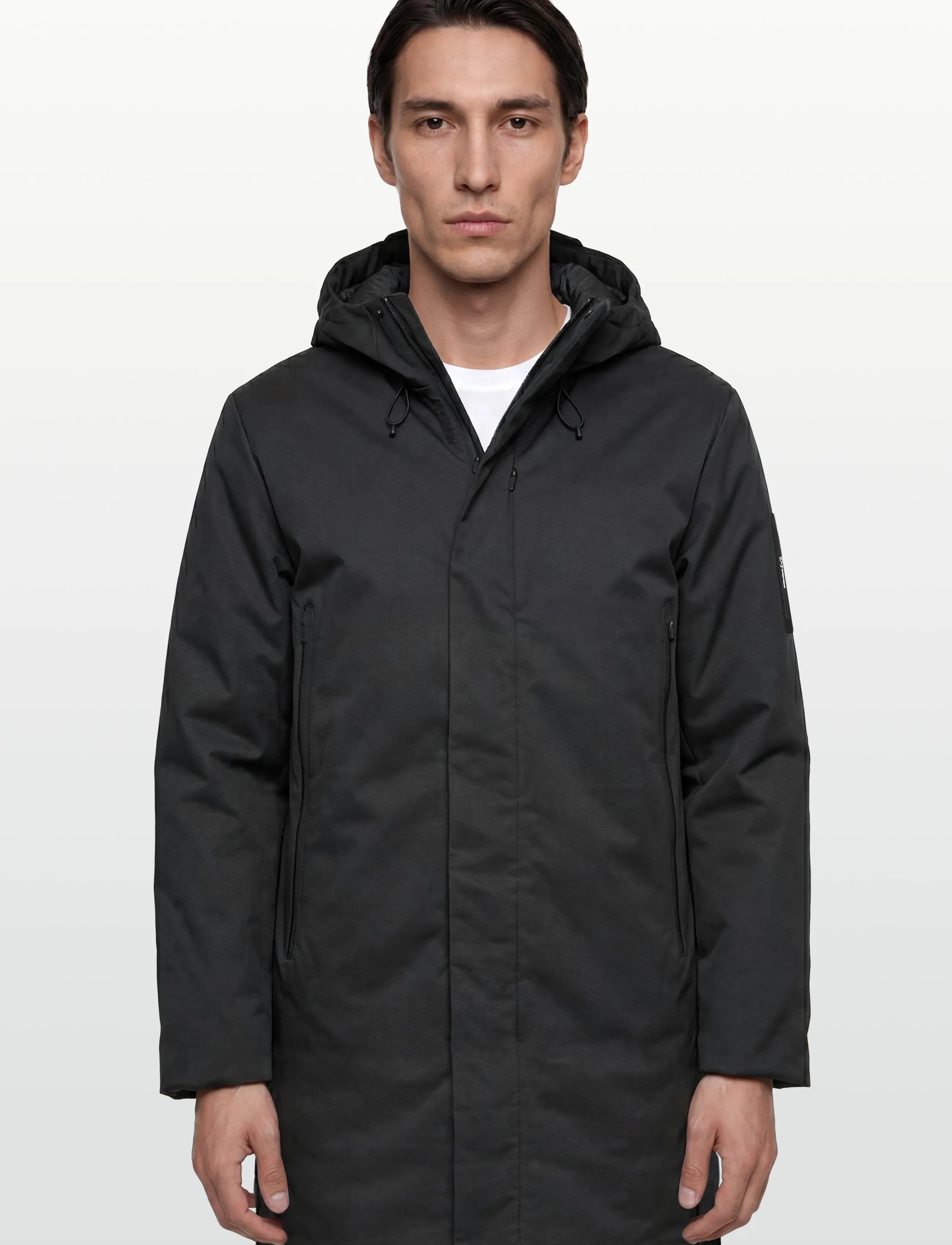 EA7 - CABAN COAT - black - 3
