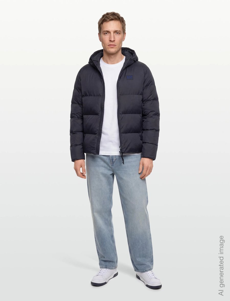 EA7 - BOMBER JACKET - daunenjacken - armani blue - 0