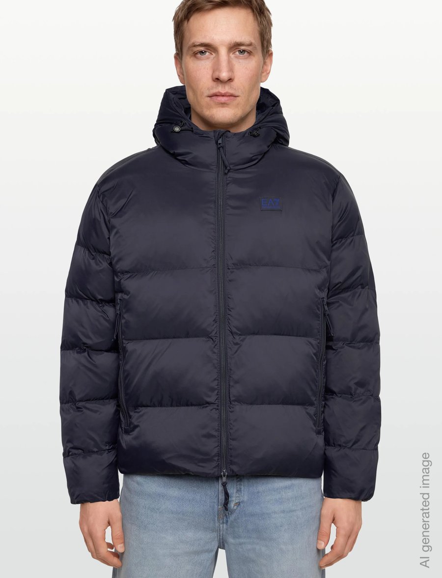 EA7 - BOMBER JACKET - daunenjacken - armani blue - 3