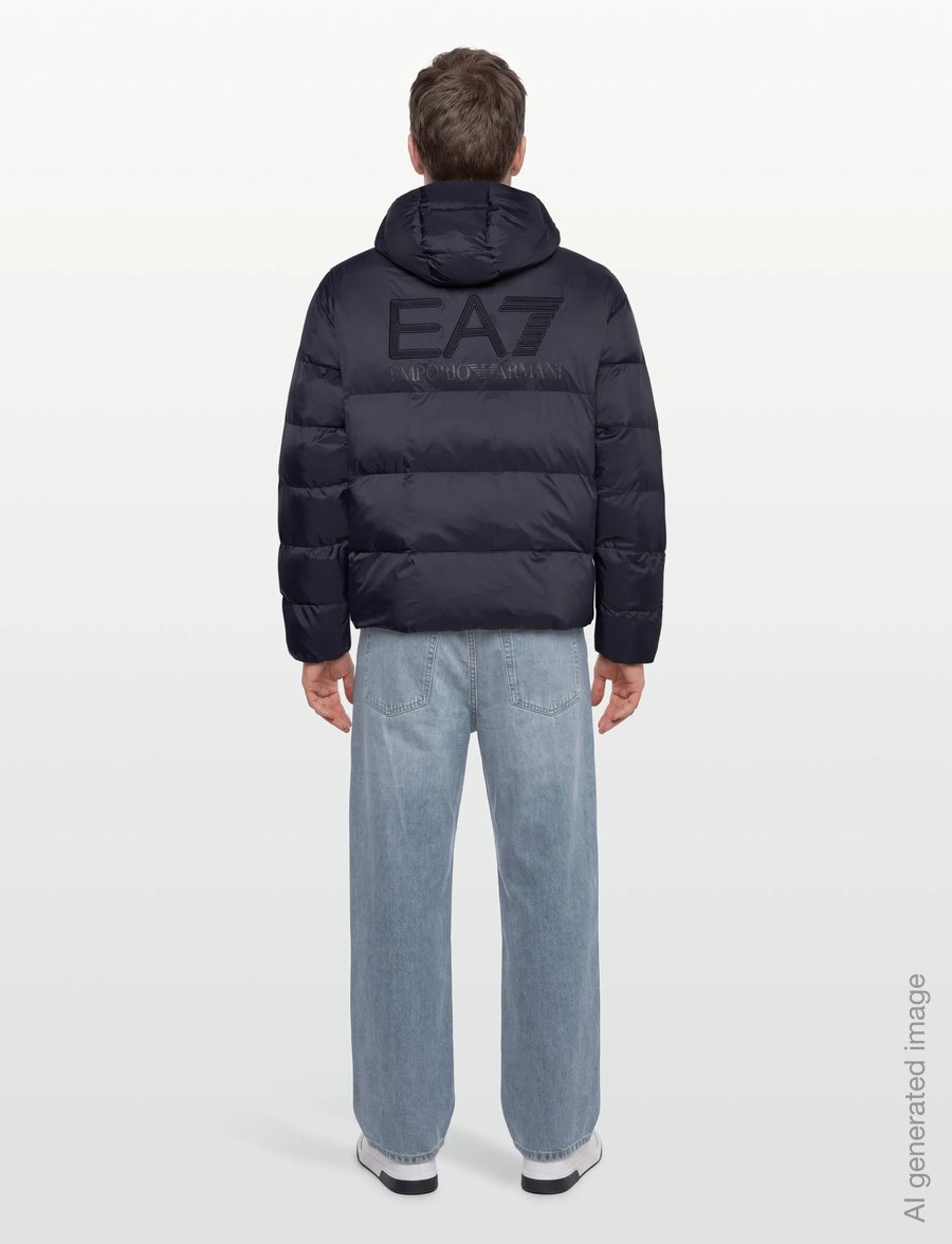 EA7 - BOMBER JACKET - daunenjacken - armani blue - 4