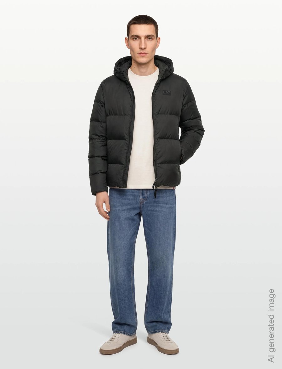 EA7 - BOMBER JACKET - dunjakker - black - 0