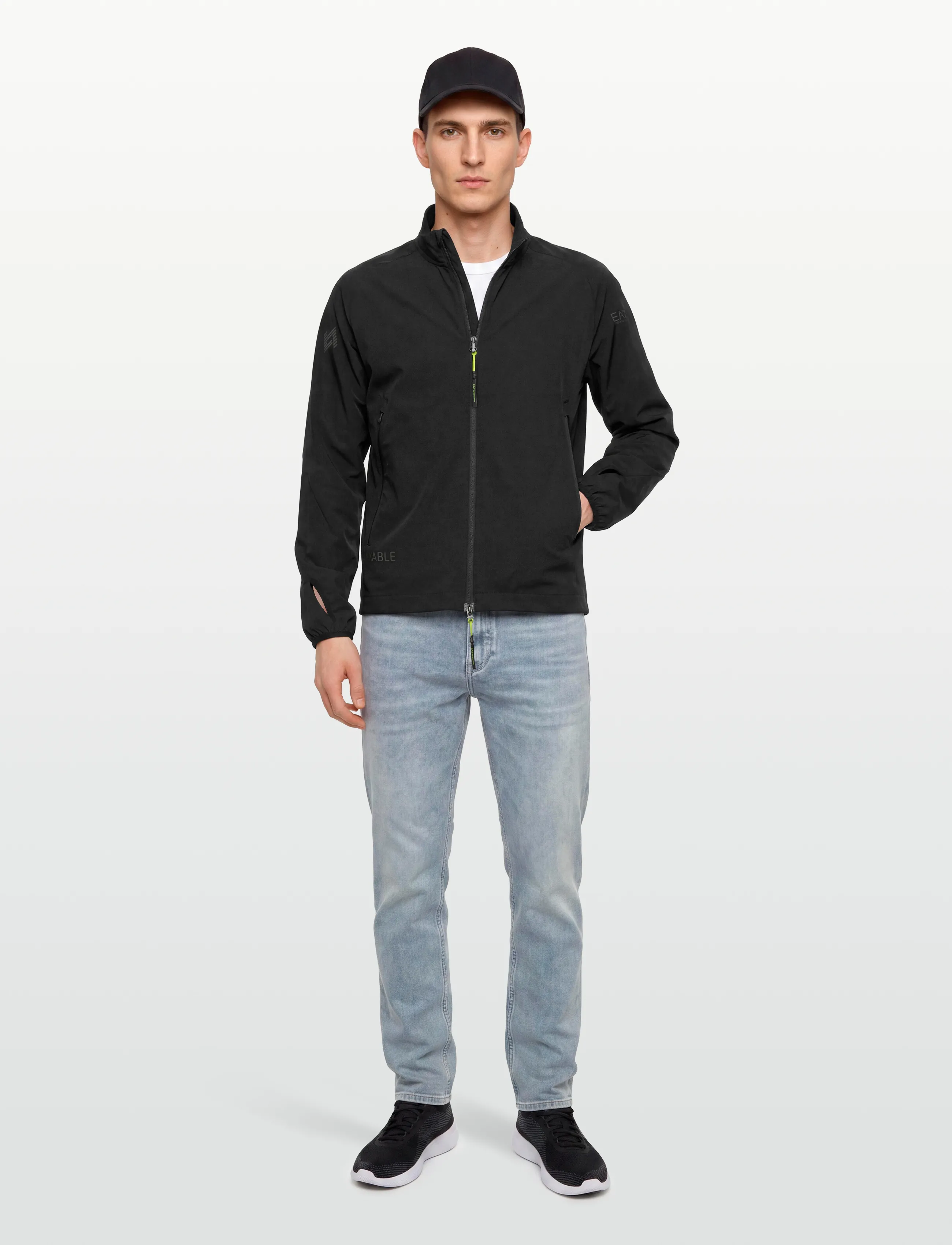 EA7 Sweatshirt, XS, Jackets, Schwarz - Light Männerswear