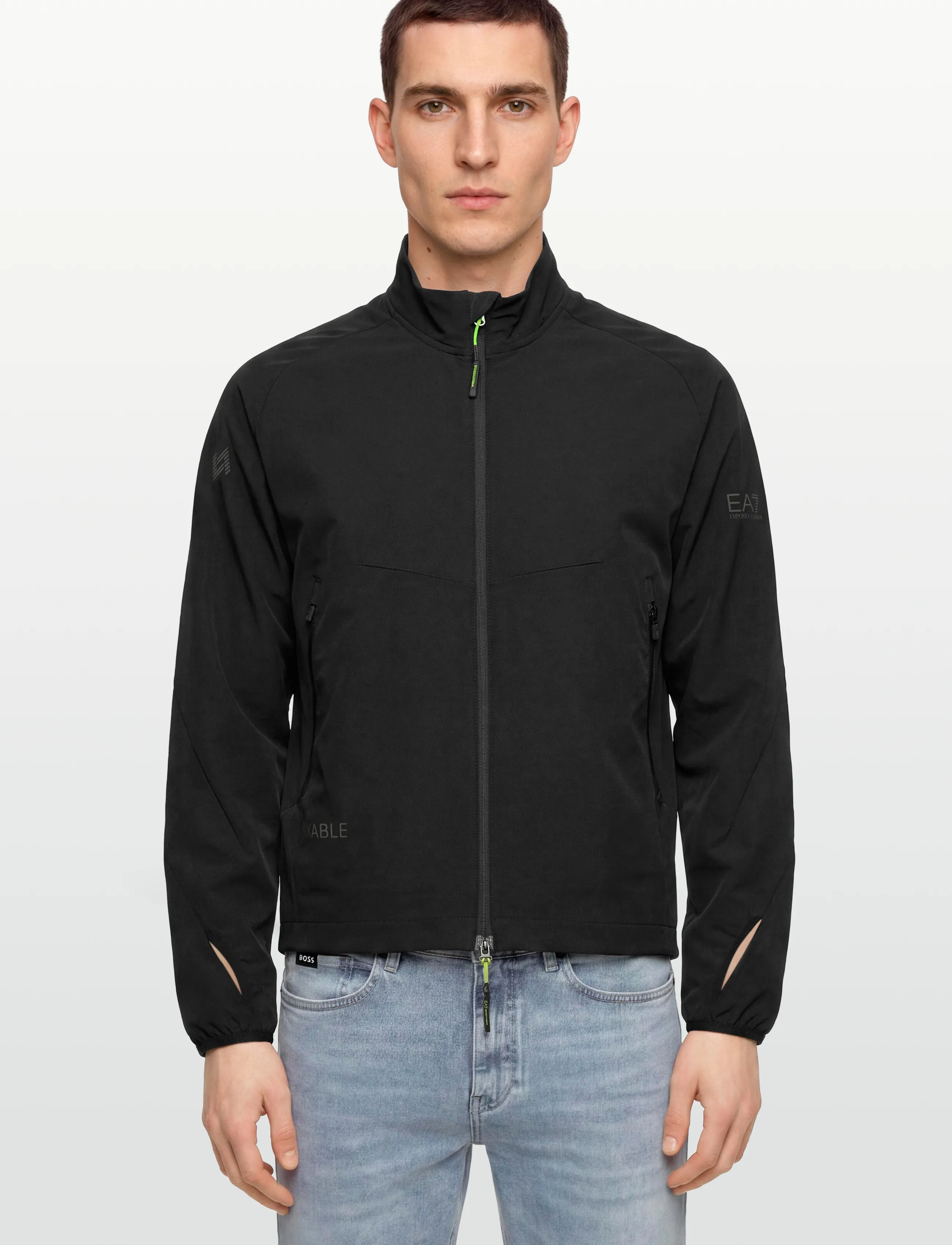 EA7 - SWEATSHIRT - frühlingsjacken - black - 3