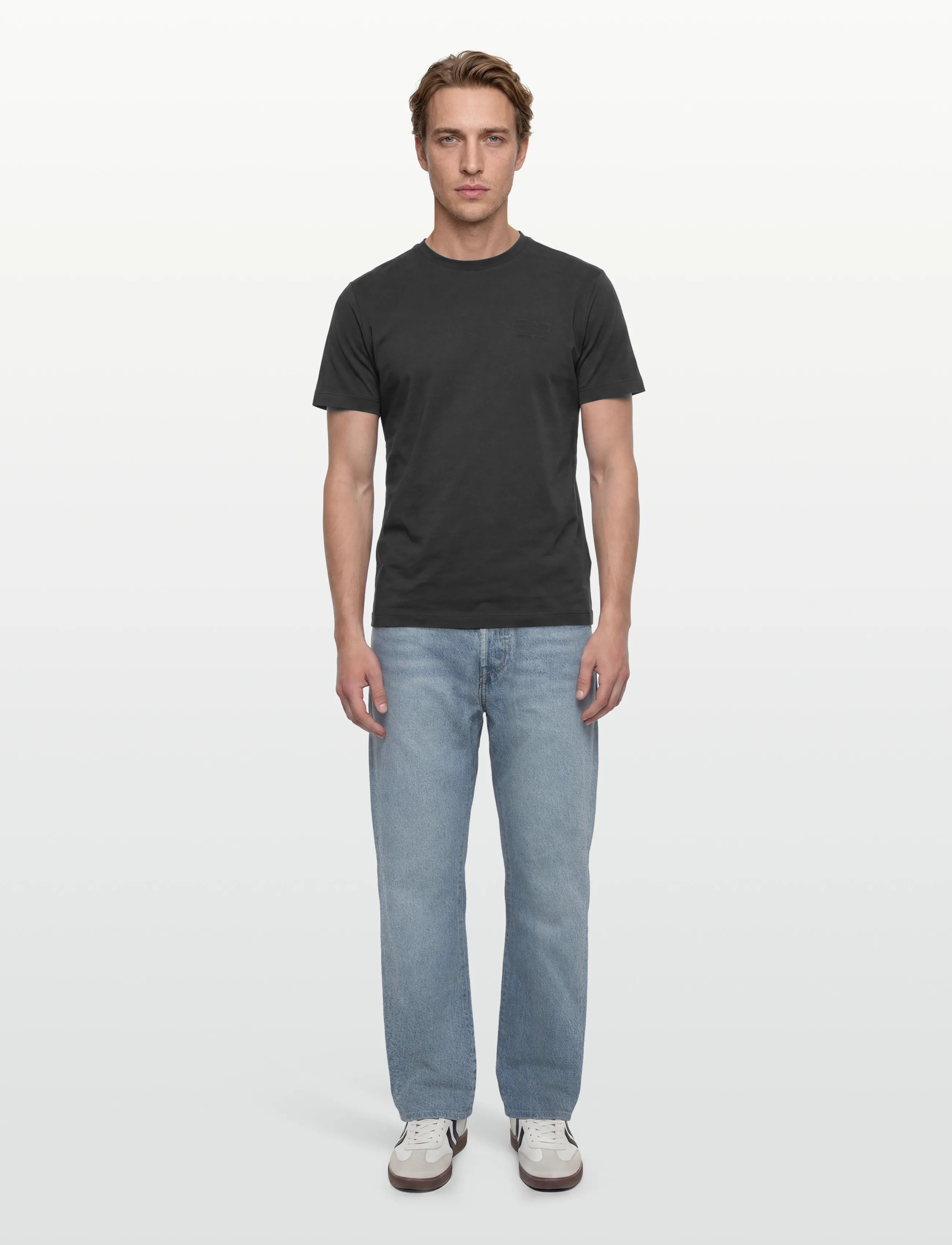 EA7 T-SHIRT - Kleidung - BLACK / grey