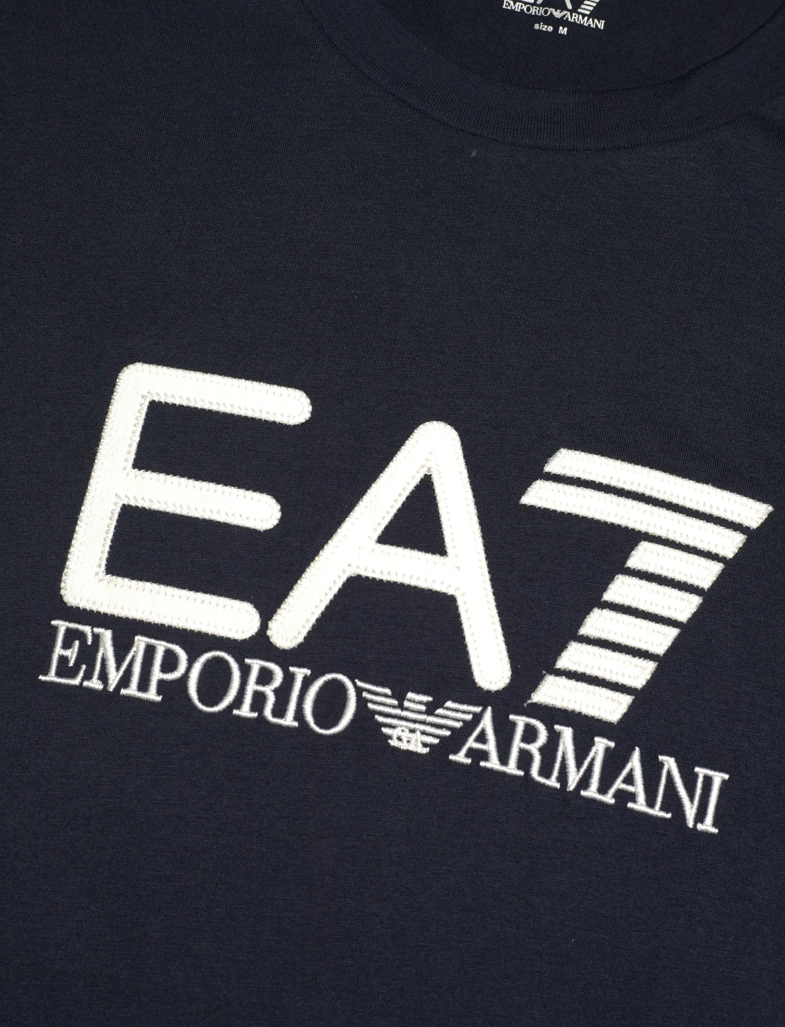 EA7 - T-SHIRT - sport - armani blue / cream - 2