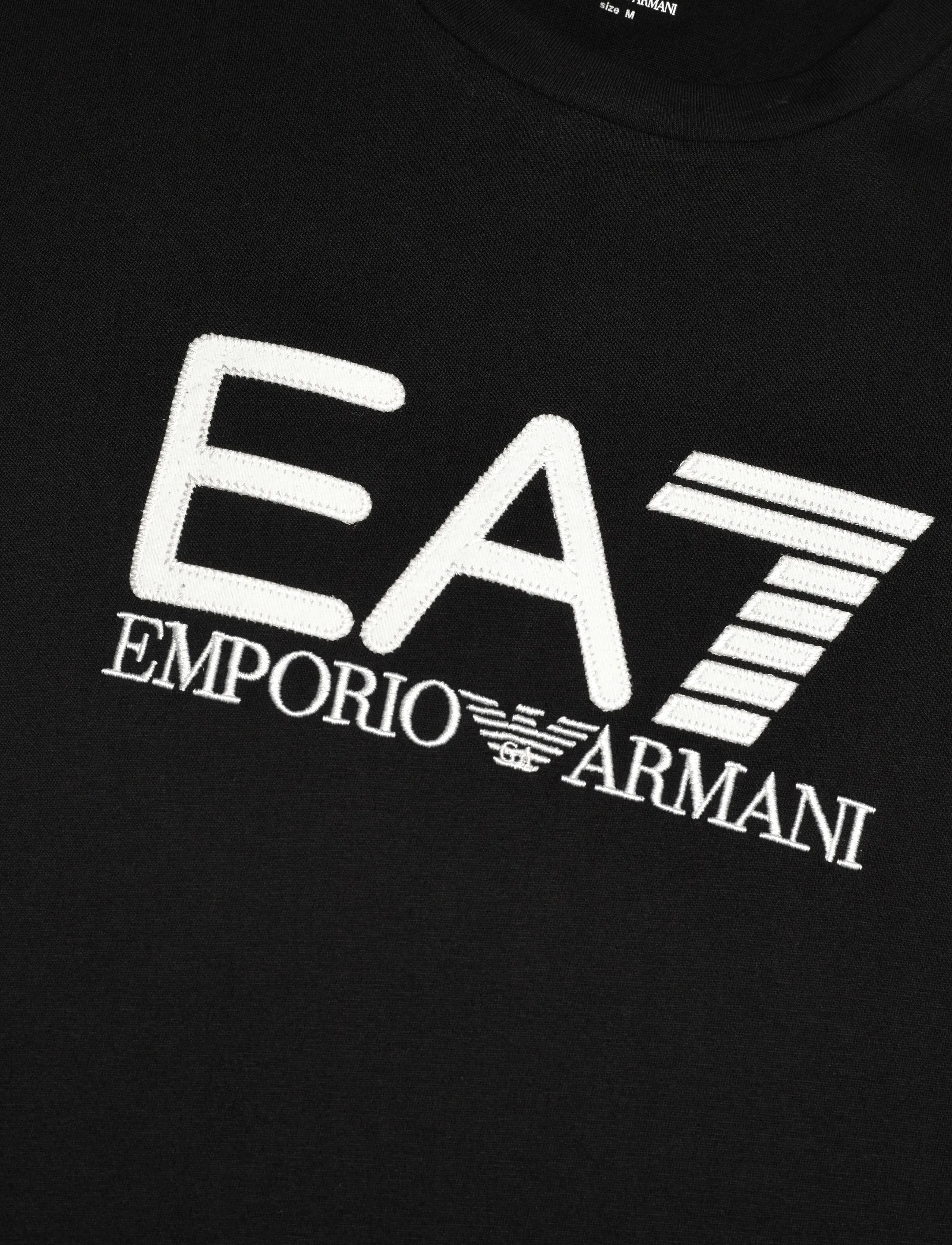 EA7 - T-SHIRT - sport - black / cream - 2