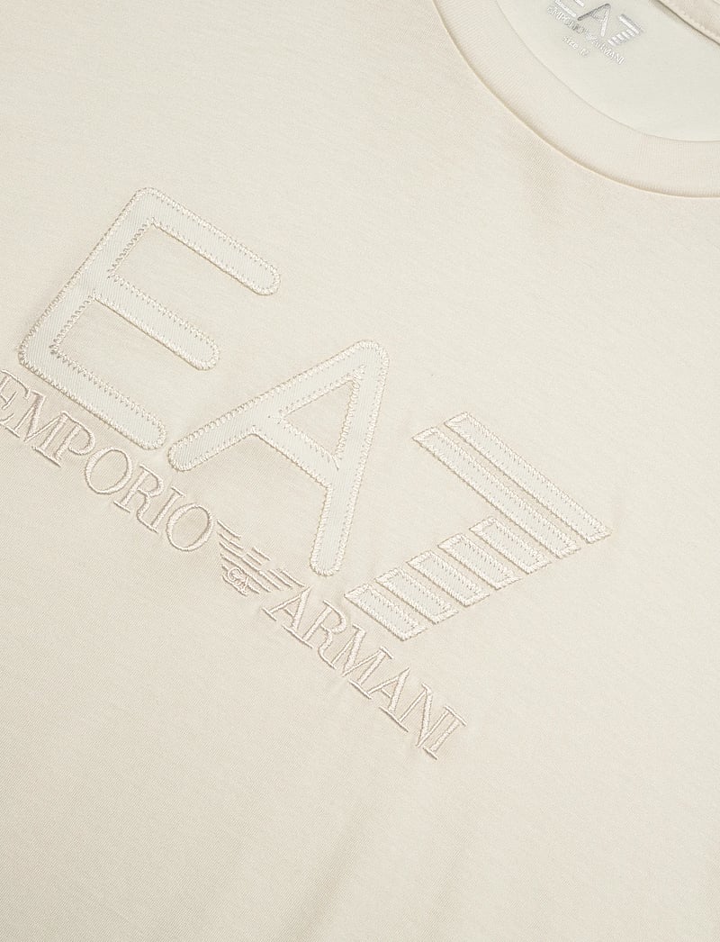 EA7 - T-SHIRT - kortärmade t-shirts - vanilla ice - 2