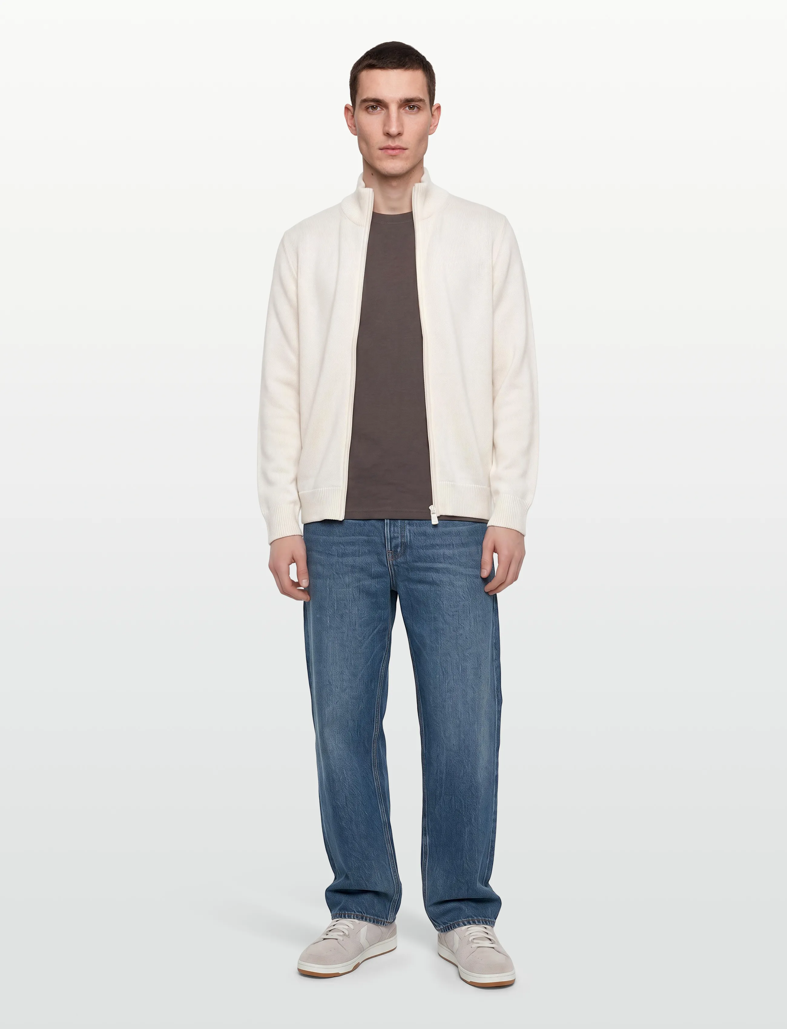 EA7 - CARDIGAN - white - 0