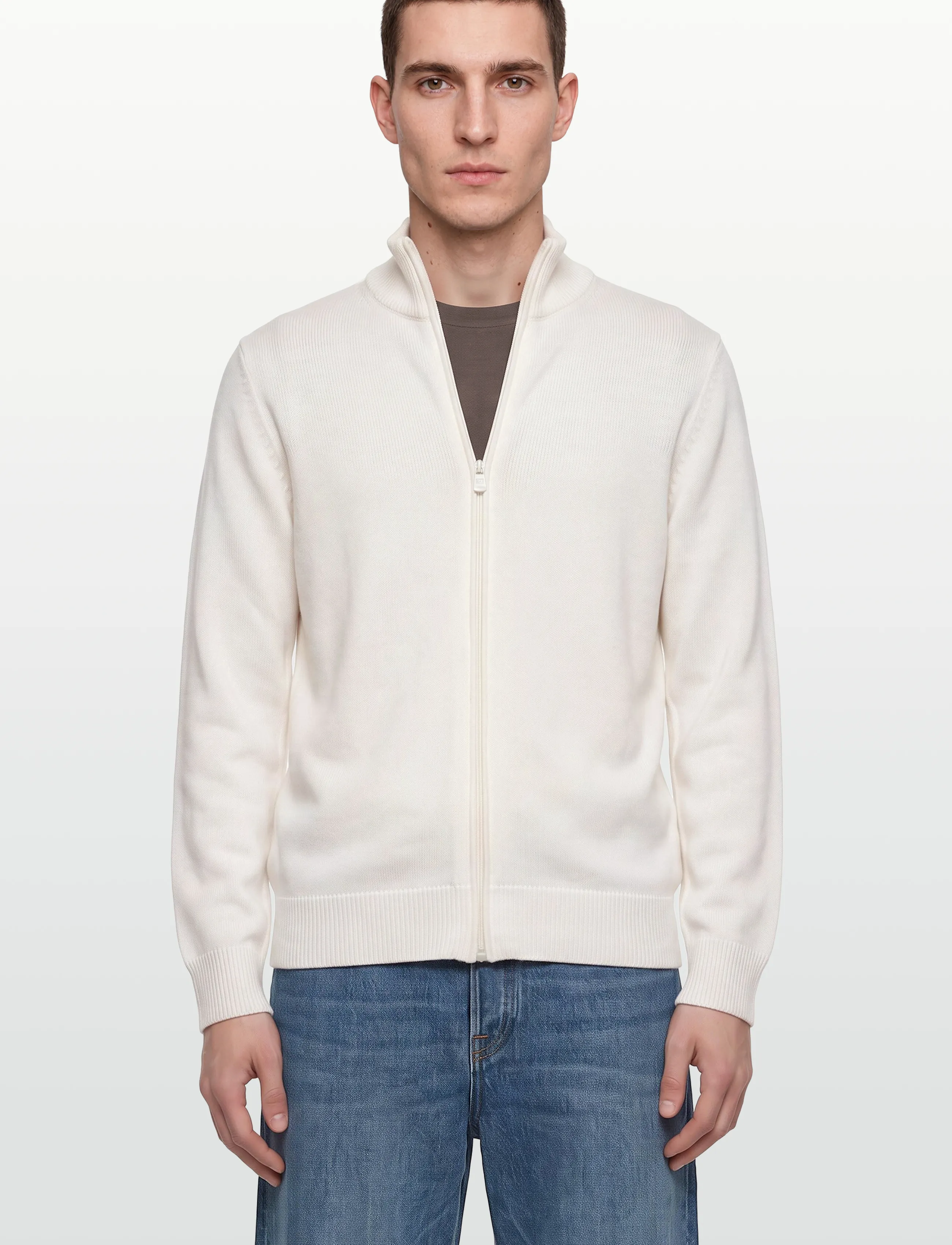 EA7 - CARDIGAN - white - 3
