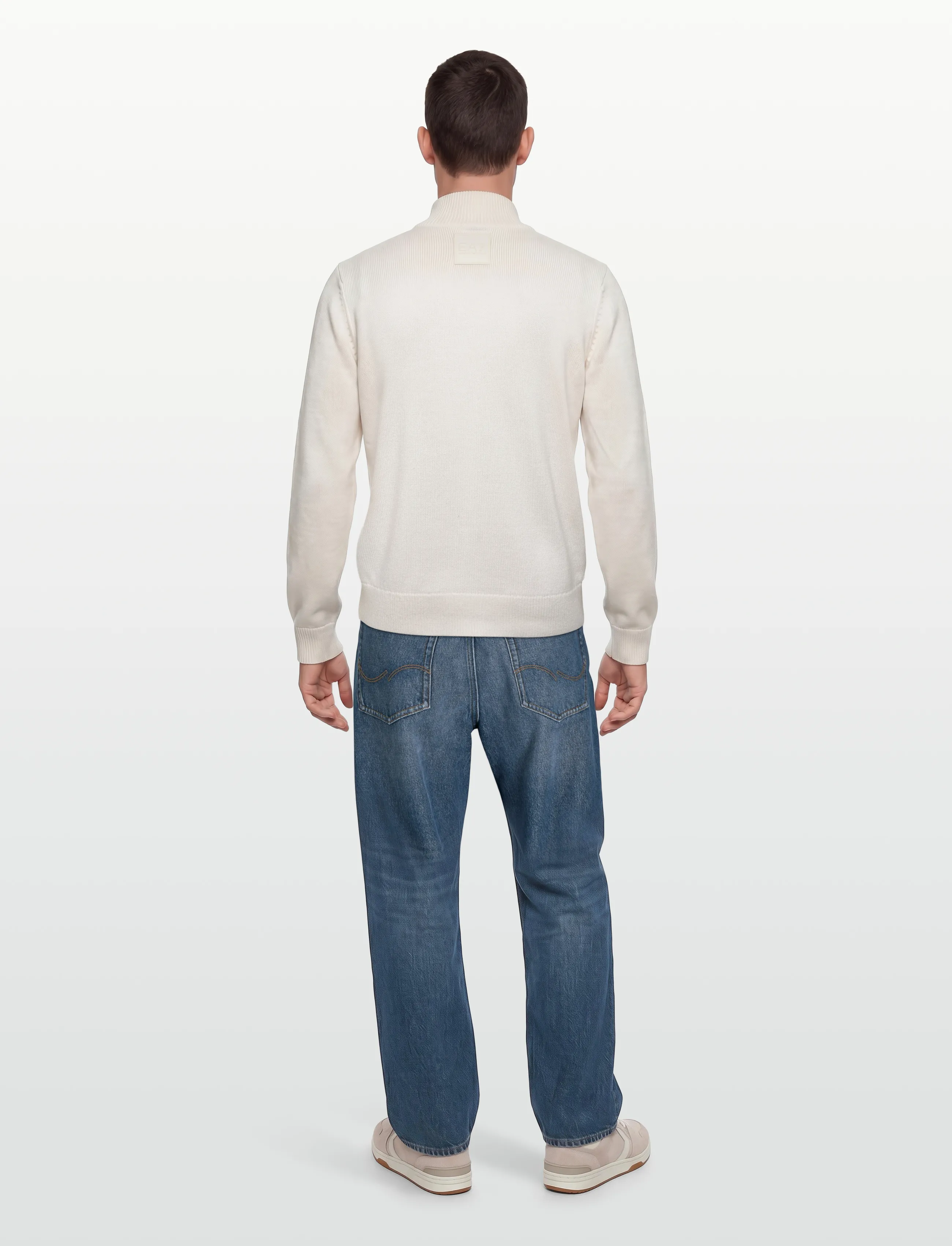EA7 - CARDIGAN - white - 4