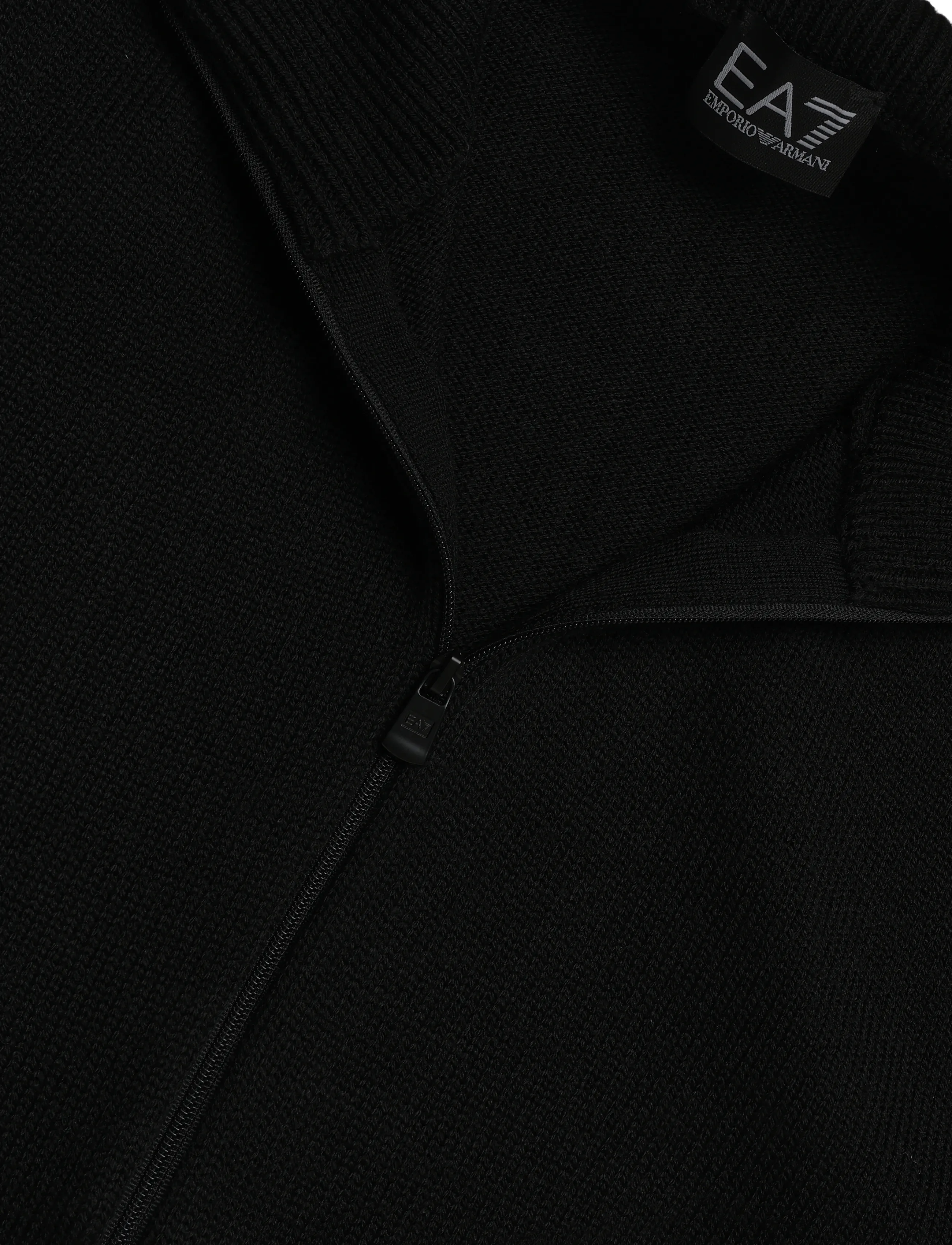 EA7 - CARDIGAN - full zip tröjor - black - 2