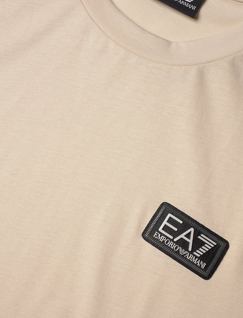 EA7 - T-SHIRT - kortærmede t-shirts - almond milk/black - 2