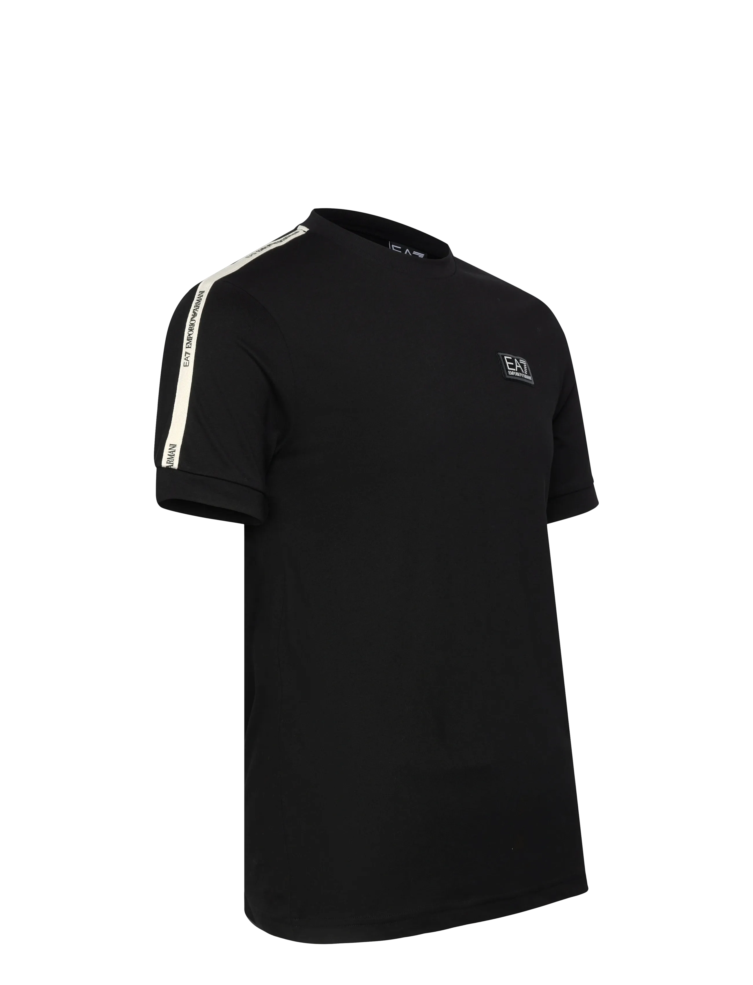 EA7 - T-SHIRT - kortærmede t-shirts - black/vanilla ice - 2