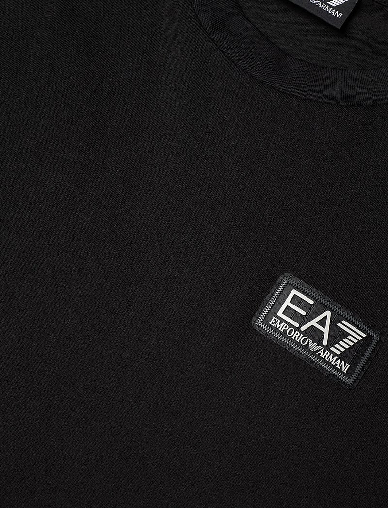 EA7 - T-SHIRT - short-sleeved t-shirts - black/vanilla ice - 4