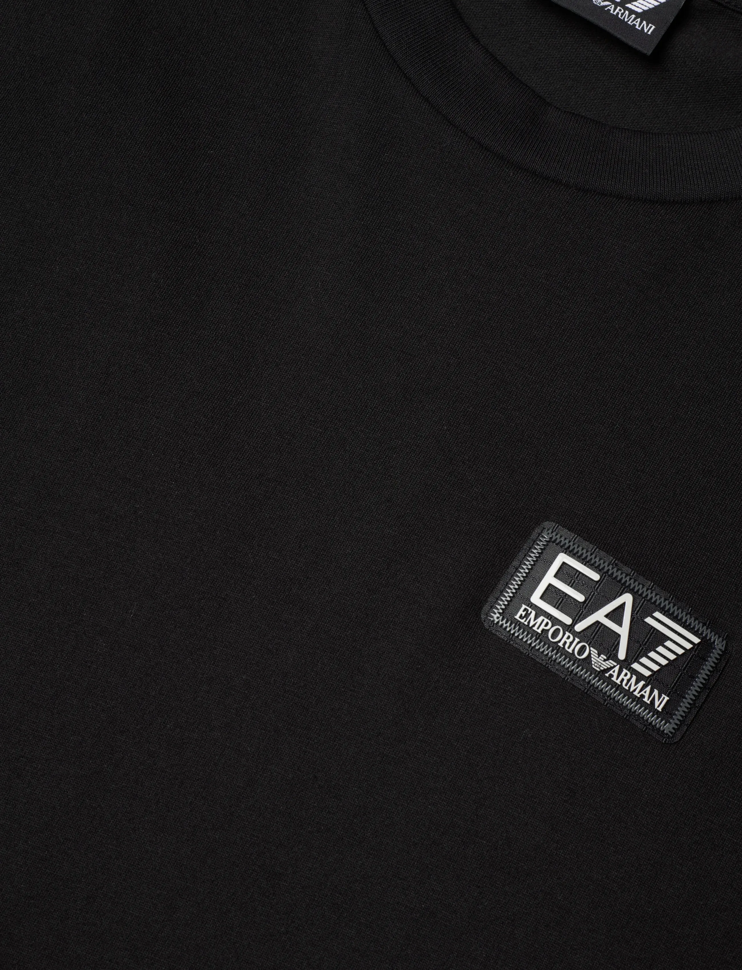 EA7 - T-SHIRT - kortærmede t-shirts - black/vanilla ice - 4