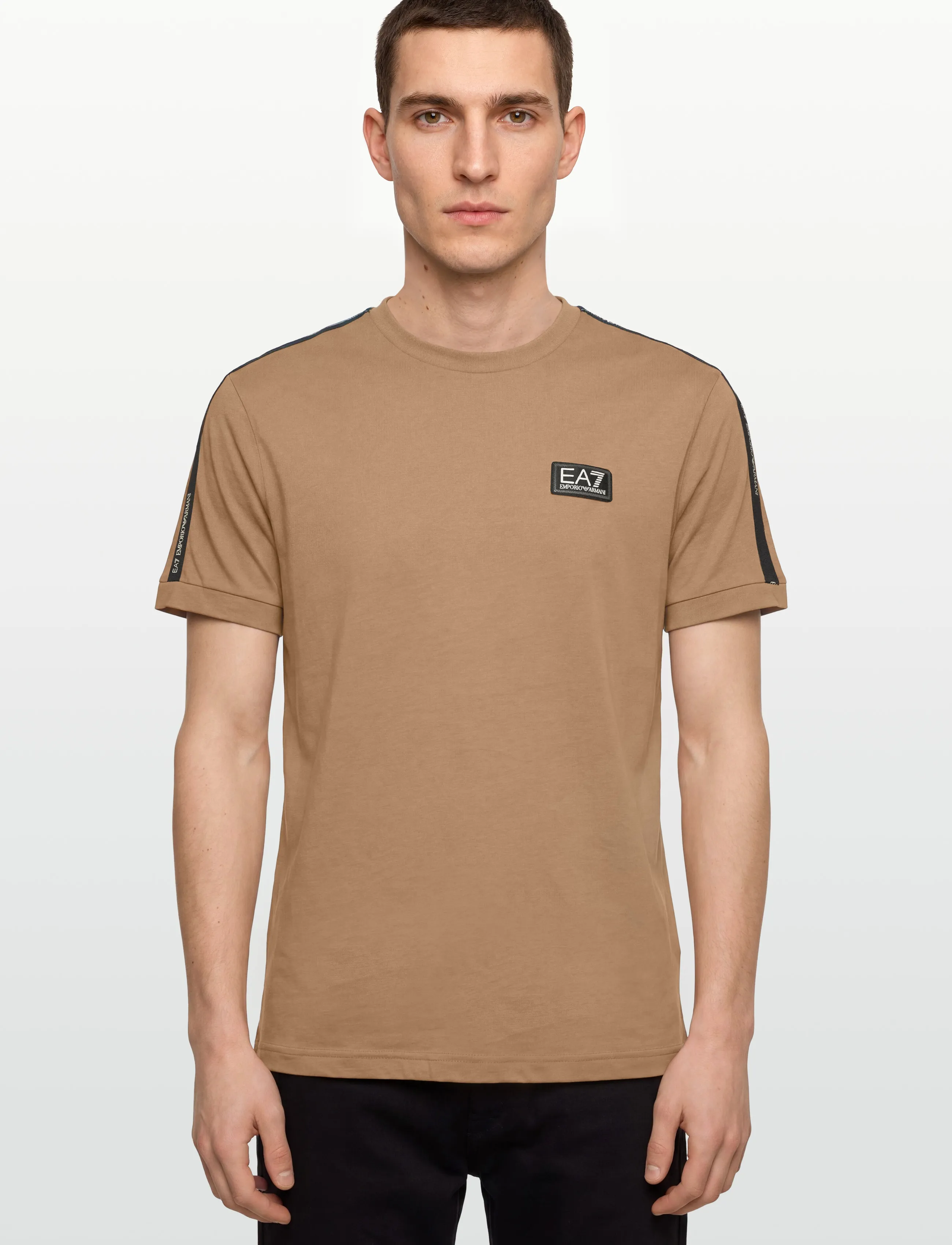 EA7 - T-SHIRT - kortærmede t-shirts - tiger eye / black - 3