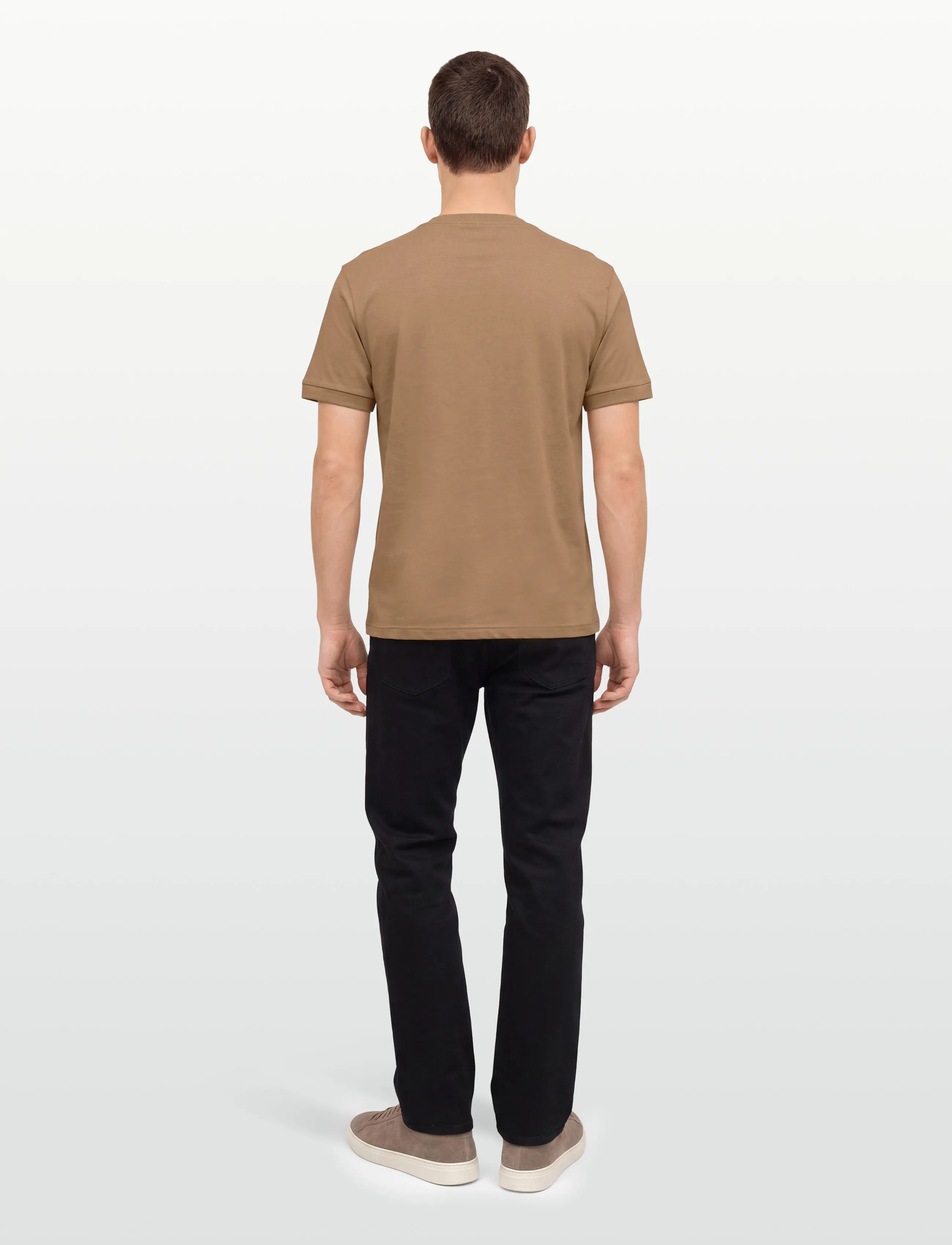 EA7 - T-SHIRT - kortærmede t-shirts - tiger eye / black - 4