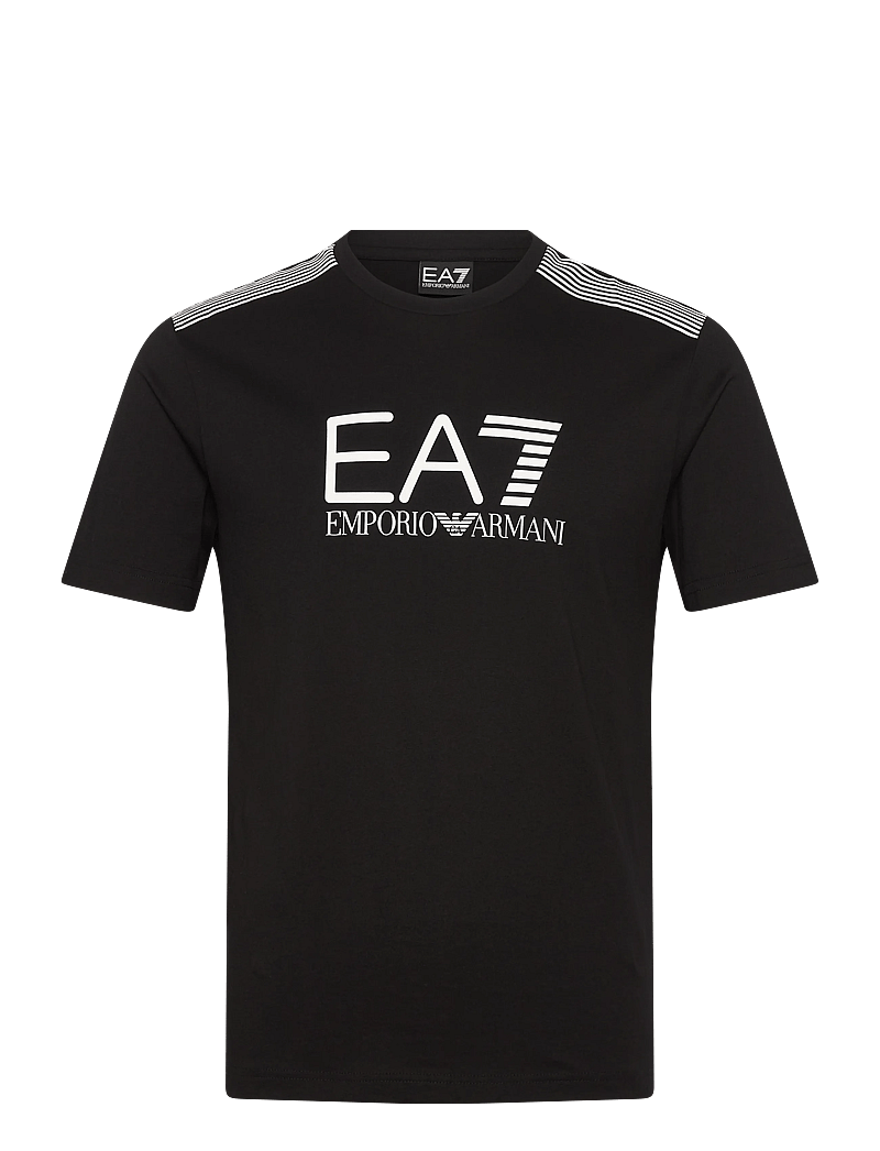 EA7 - T-SHIRT - kortærmede t-shirts - black beauty - 0