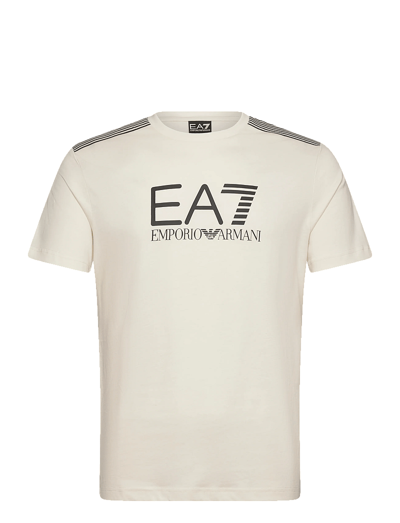 EA7 - T-SHIRT - kortärmade t-shirts - vanilla ice - 0