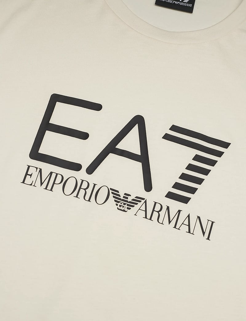 EA7 - T-SHIRT - kortärmade t-shirts - vanilla ice - 2