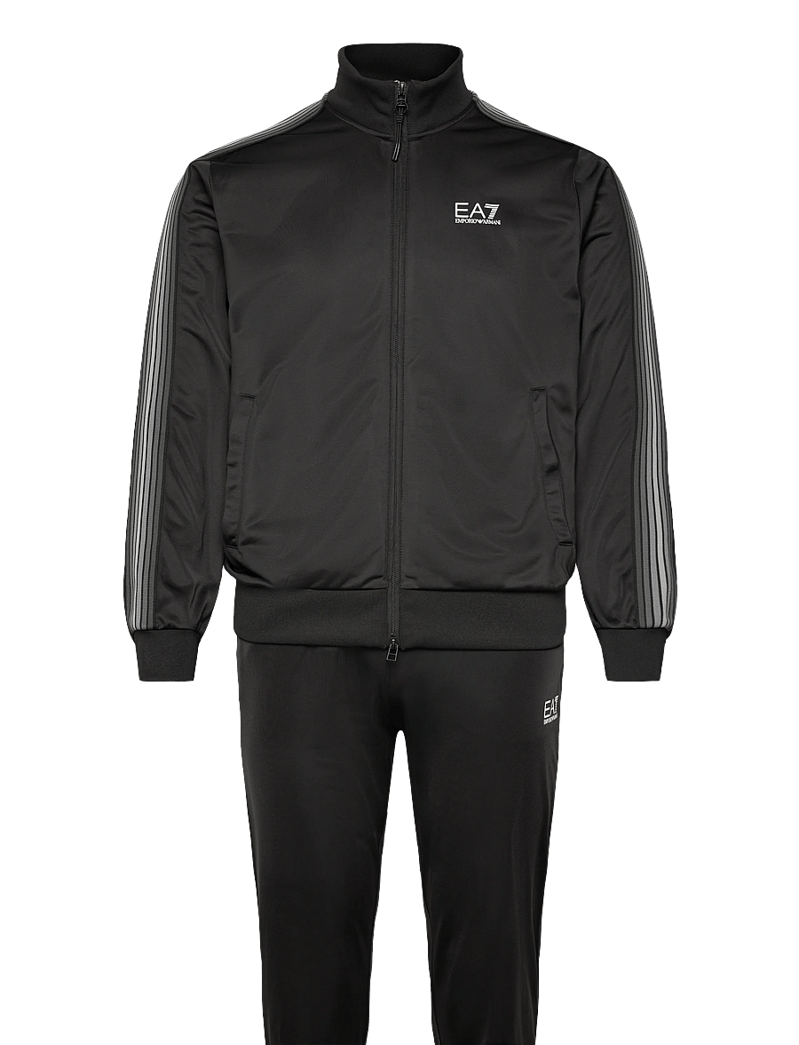 EA7 - TRACKSUIT - tracksuits - black - 0