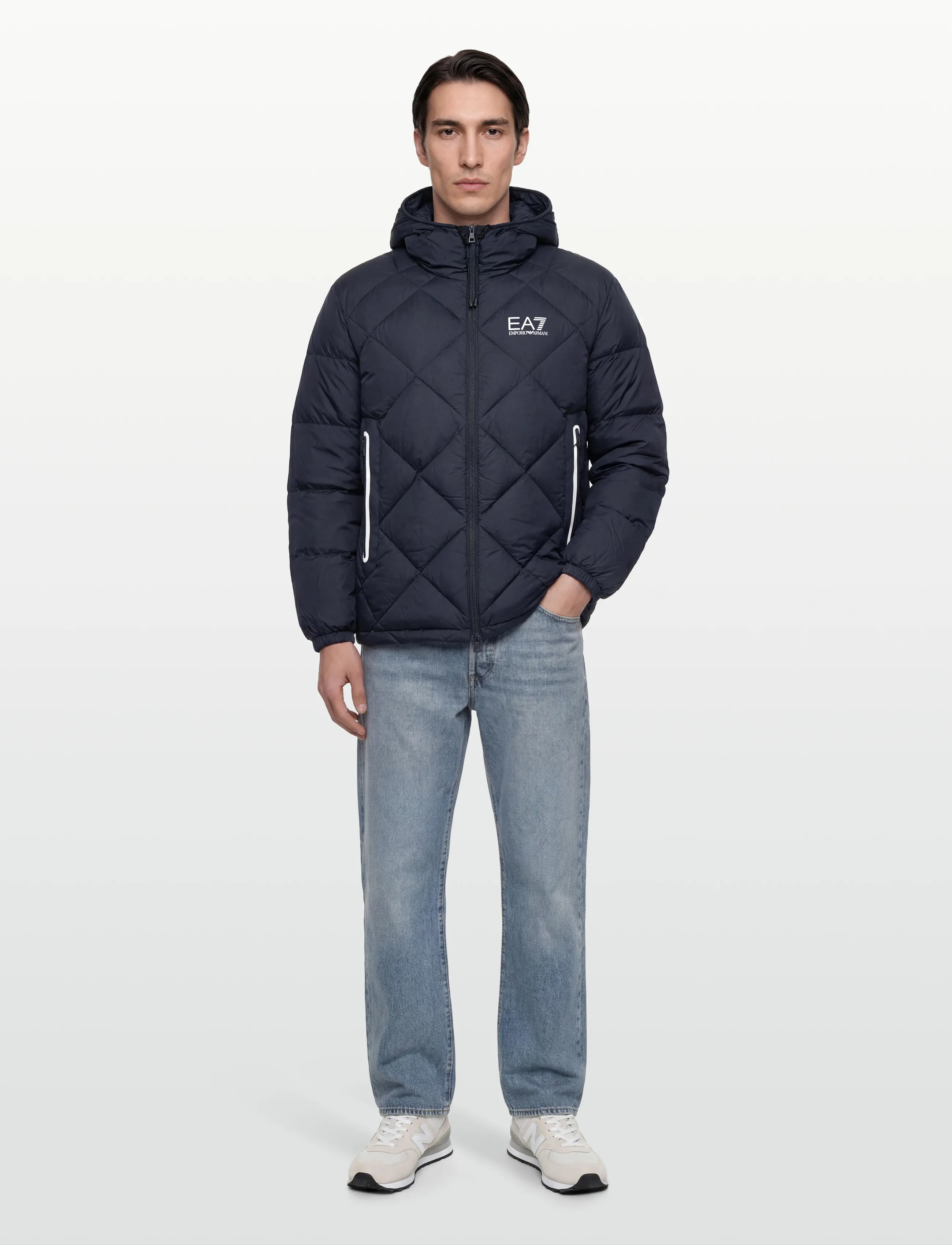 EA7 DOWN JACKET - Down jackets - ARMANI BLUE / navy