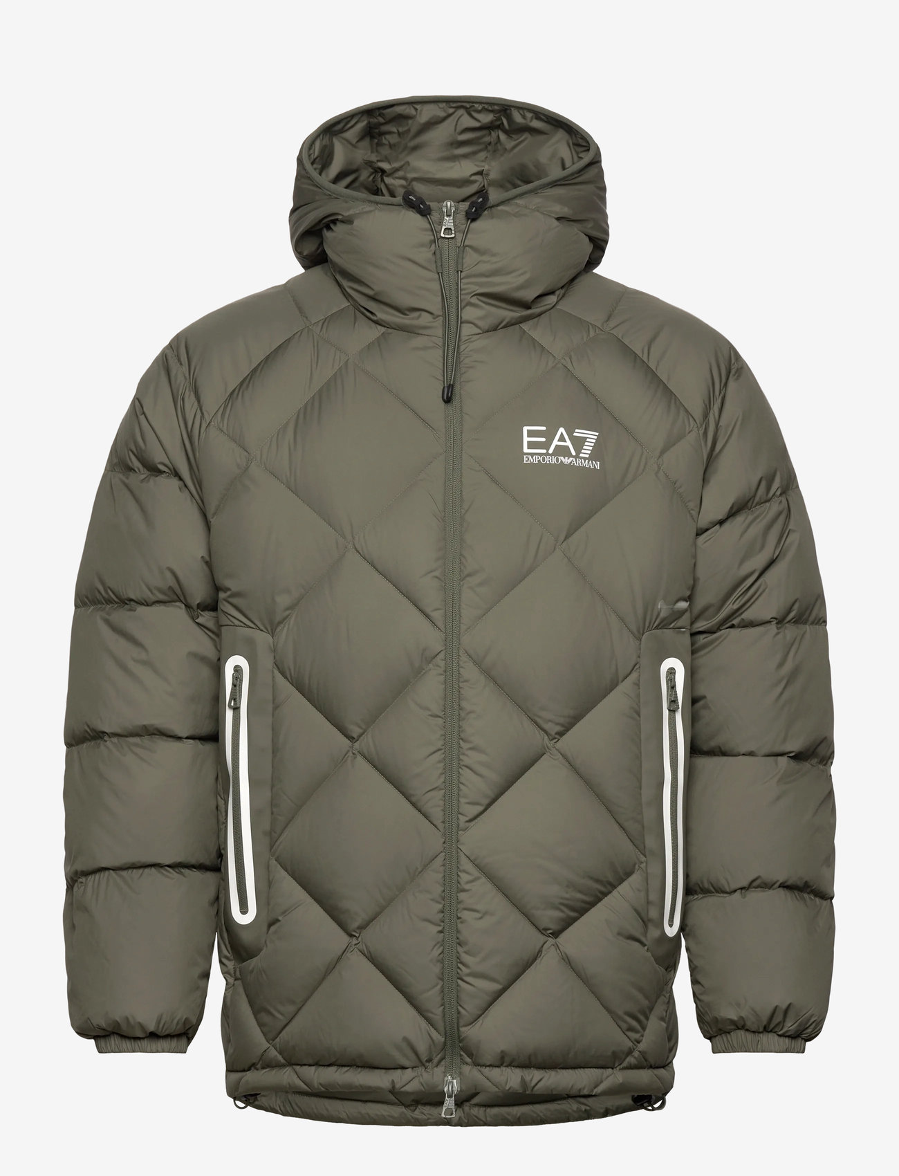 EA7 - DOWN JACKET - sügisjakid - beetle - 0