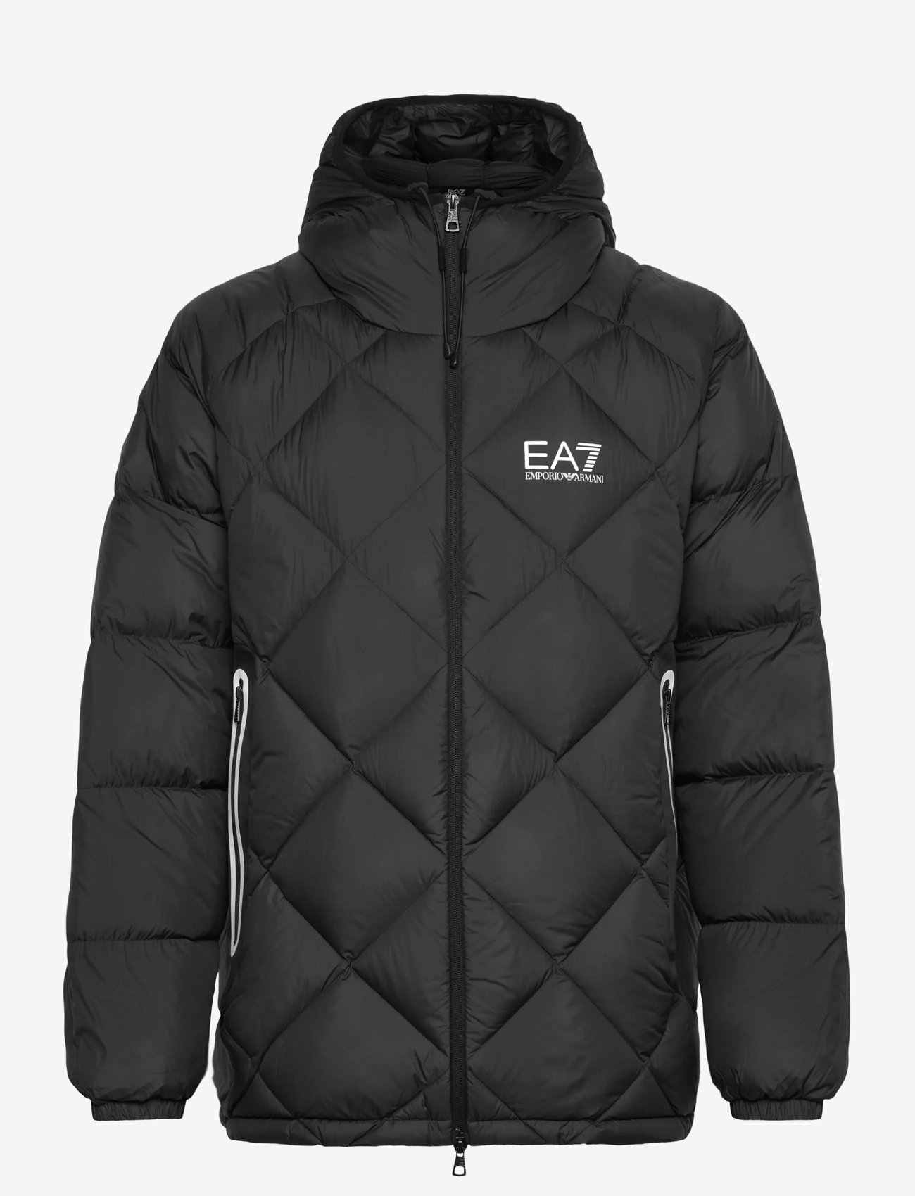 EA7 - DOWN JACKET - herbstjacken - black - 0