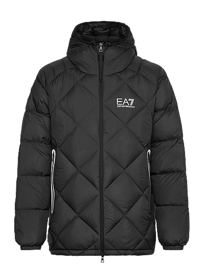 EA7 Train Core ID Down Light Hoodie Jas Heren EA7 Train Core ID Down Light Hoodie Jas Heren
