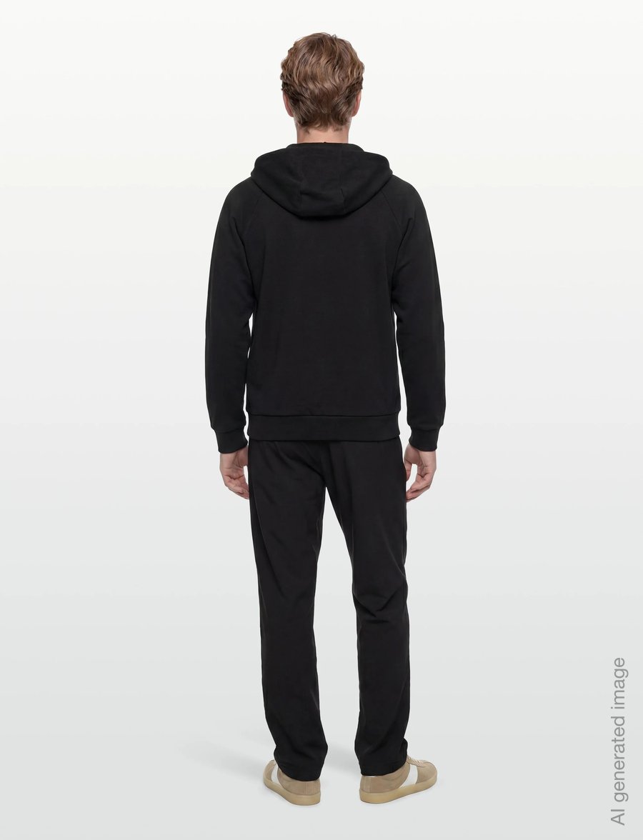 EA7 - SWEATSHIRT - kapuzenpullover - black/gold - 4