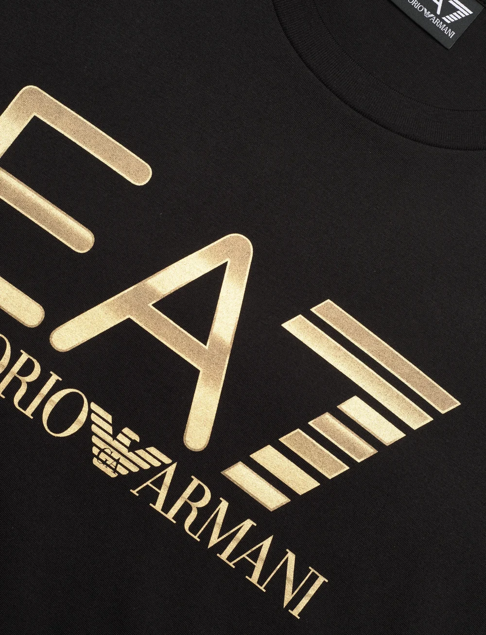 EA7 - T-SHIRT - kurzärmelig - black - 2