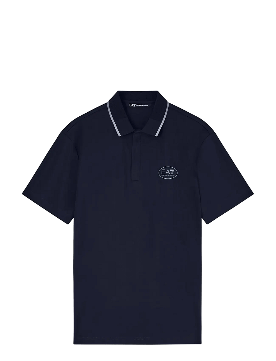 EA7 - POLO SHIRT - kortärmade pikéer - armani blue - 1