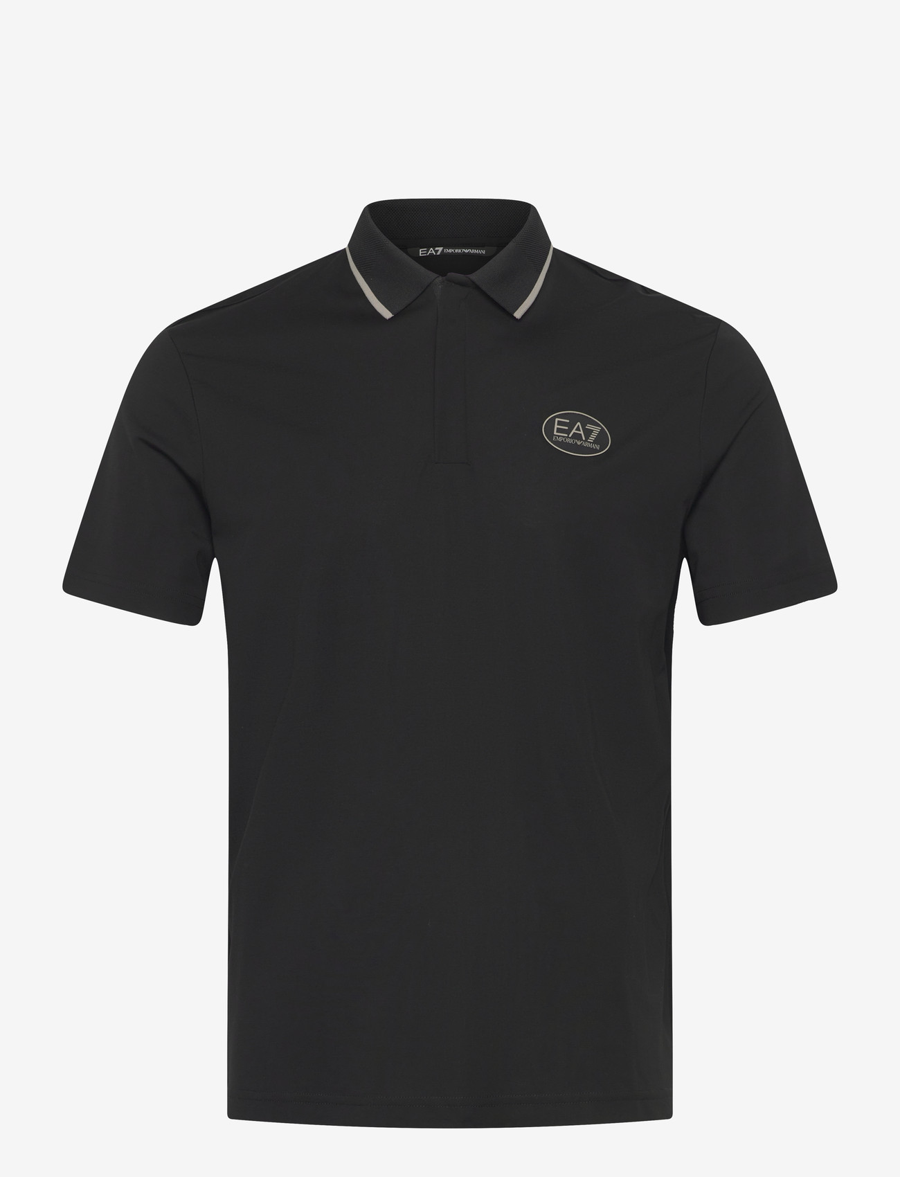 EA7 - POLO SHIRT - lühikeste varrukatega polod - black - 1