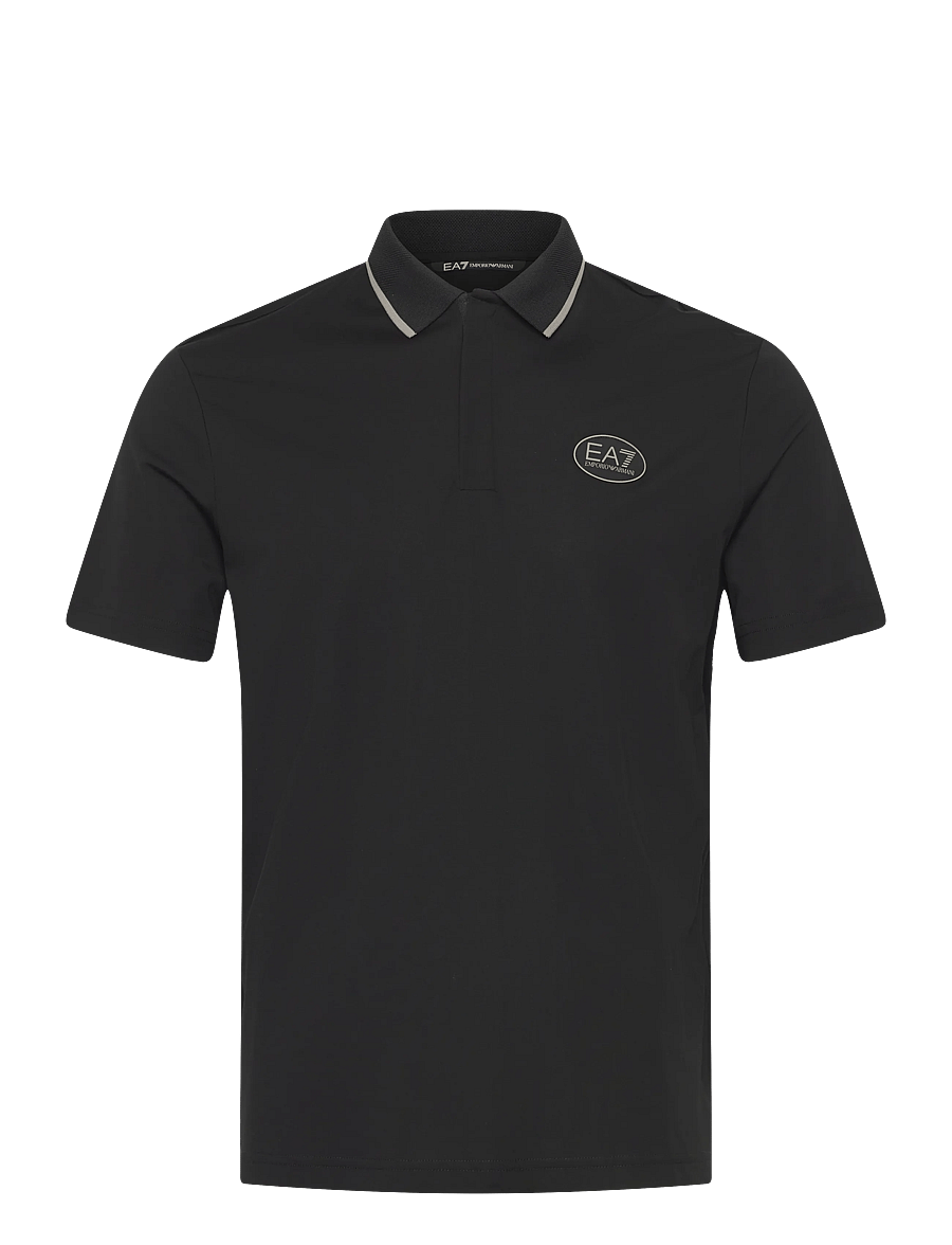 EA7 - POLO SHIRT - kurzärmelig - black - 1