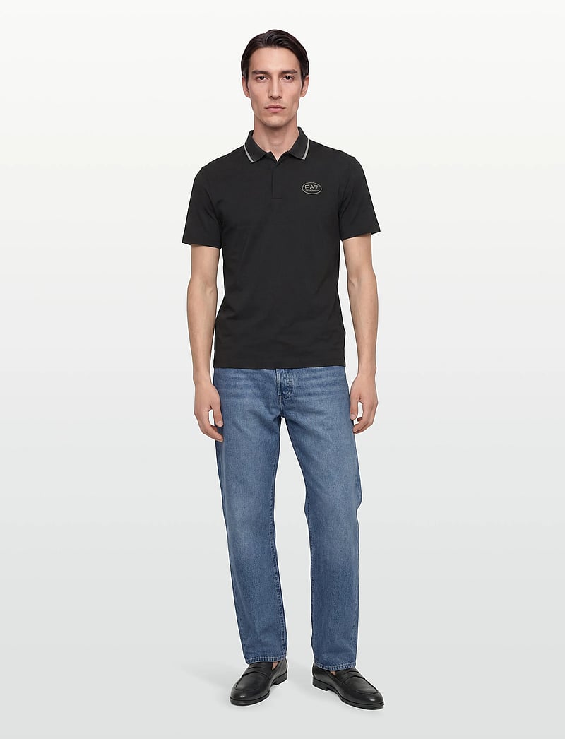 EA7 - POLO SHIRT - kurzärmelig - black - 0