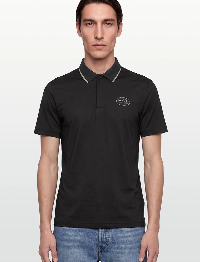 EA7 - POLO SHIRT - kurzärmelig - black - 3
