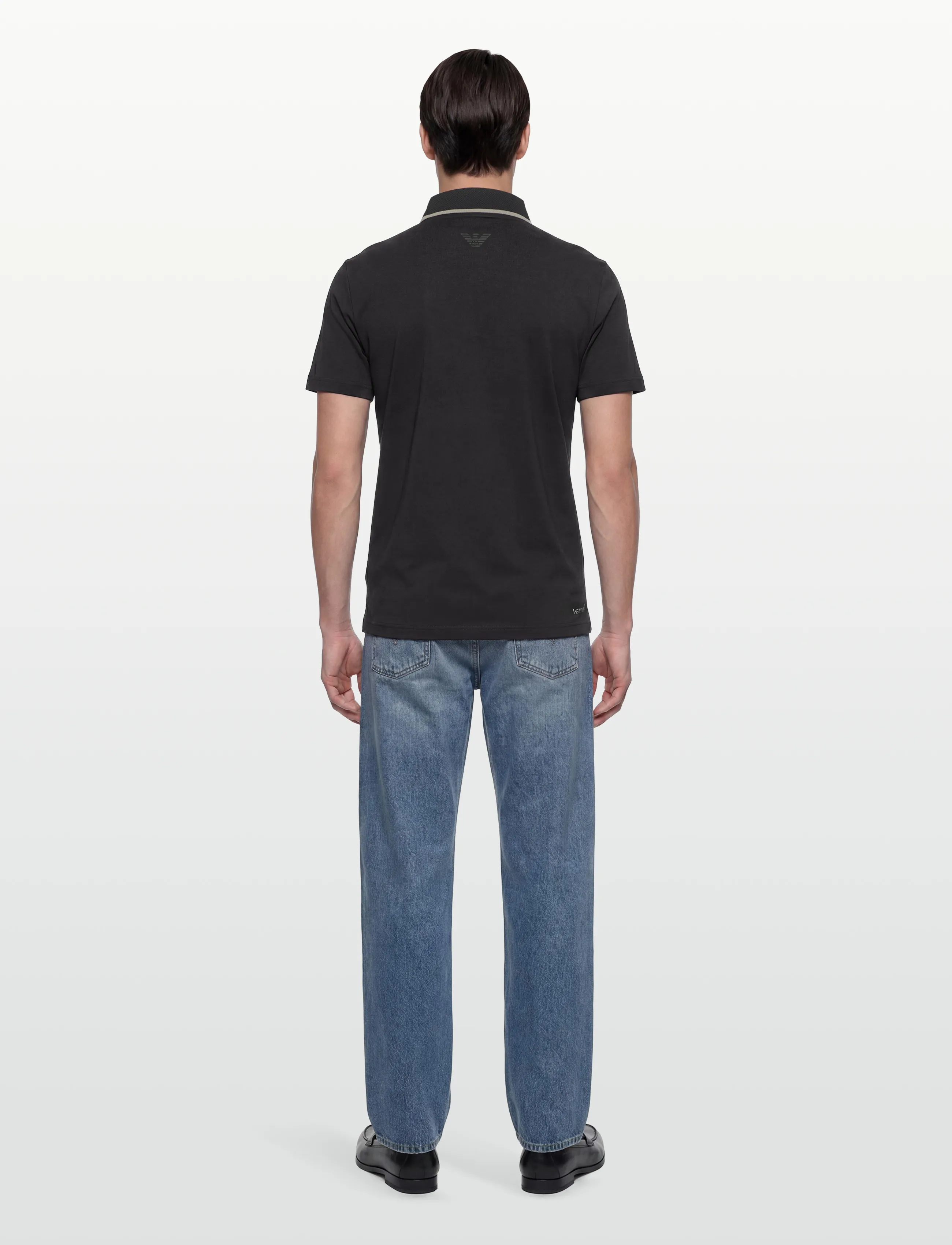 EA7 - POLO SHIRT - short-sleeved polos - black - 4