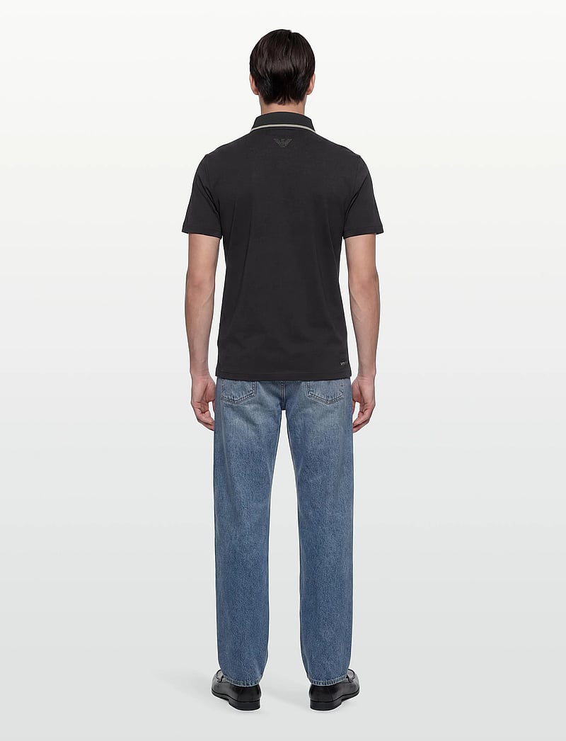 EA7 - POLO SHIRT - kurzärmelig - black - 4